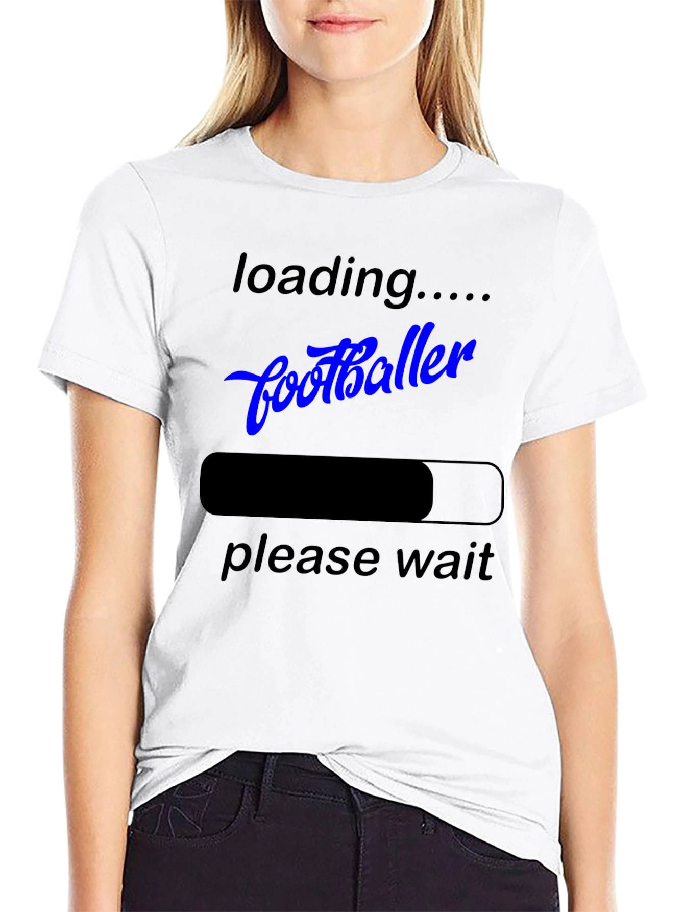 Loading Footballer T-Shirt Funny Sports Fan Tee