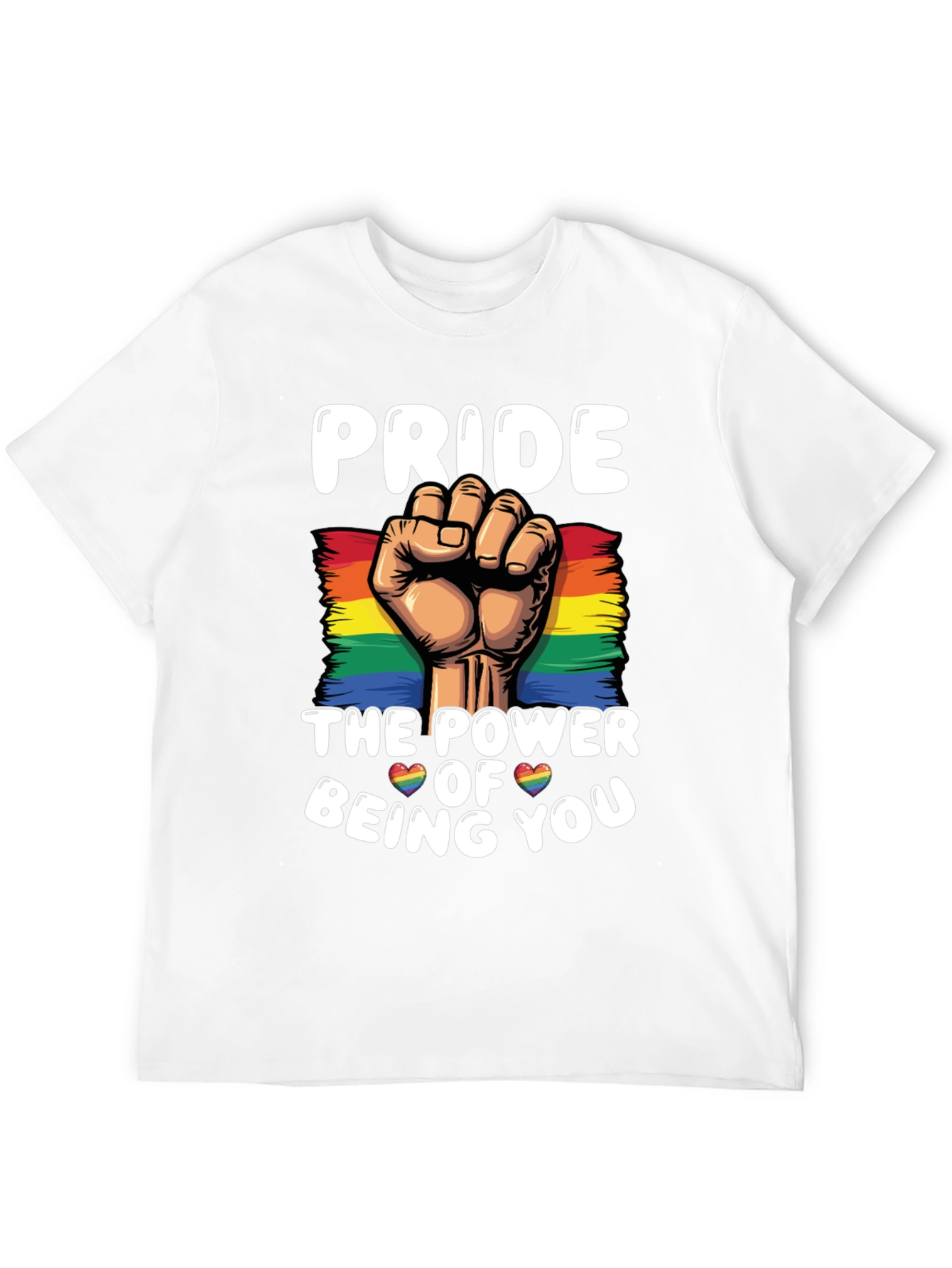 Pride Power T-Shirt - LGBTQ+ Equality