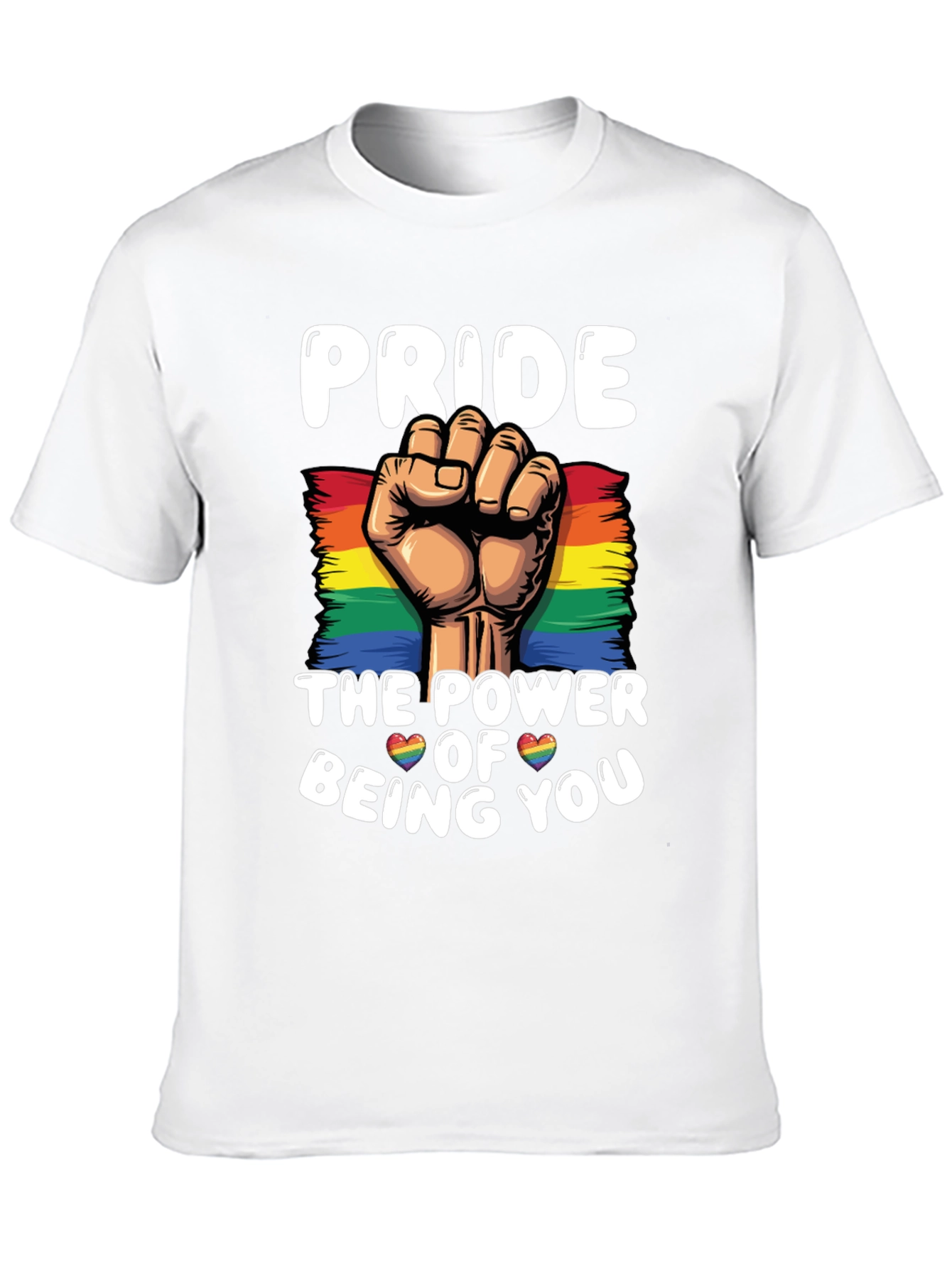 Pride Power T-Shirt - LGBTQ+ Equality