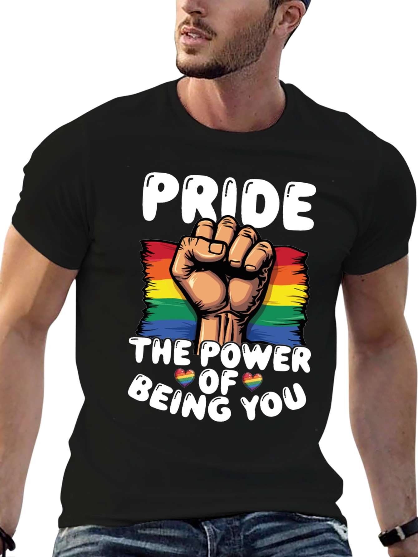 Pride Power T-Shirt - LGBTQ+ Equality