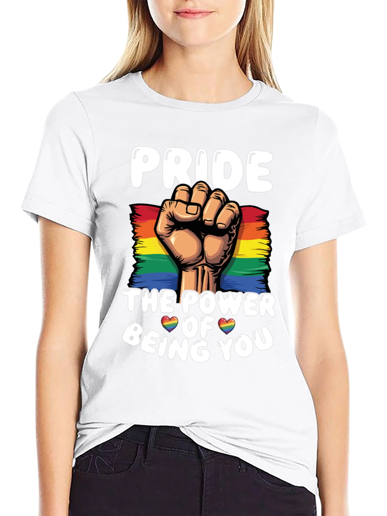 Pride Power T-Shirt - LGBTQ+ Equality