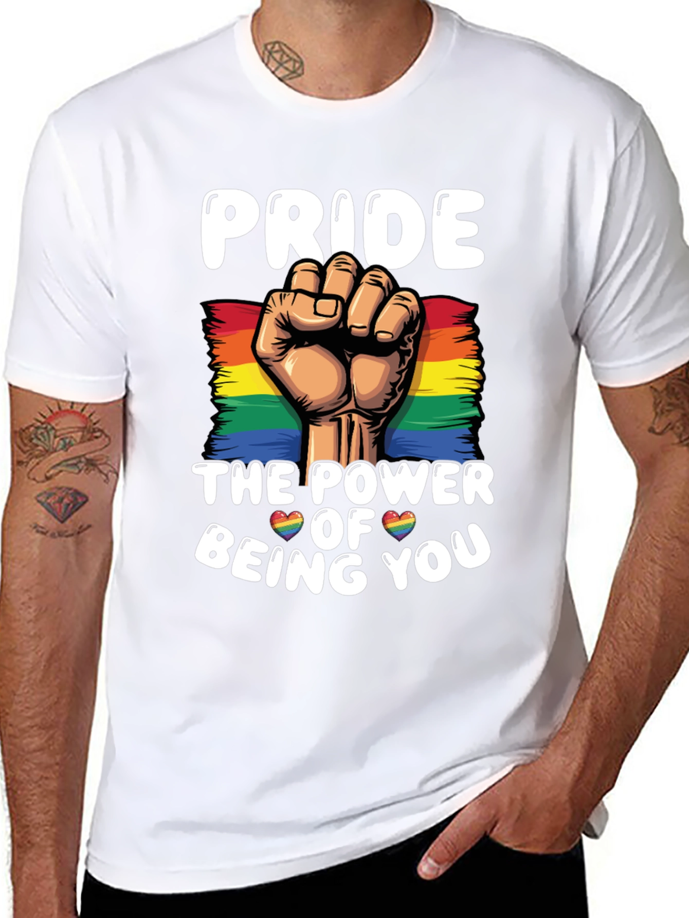 Pride Power T-Shirt - LGBTQ+ Equality