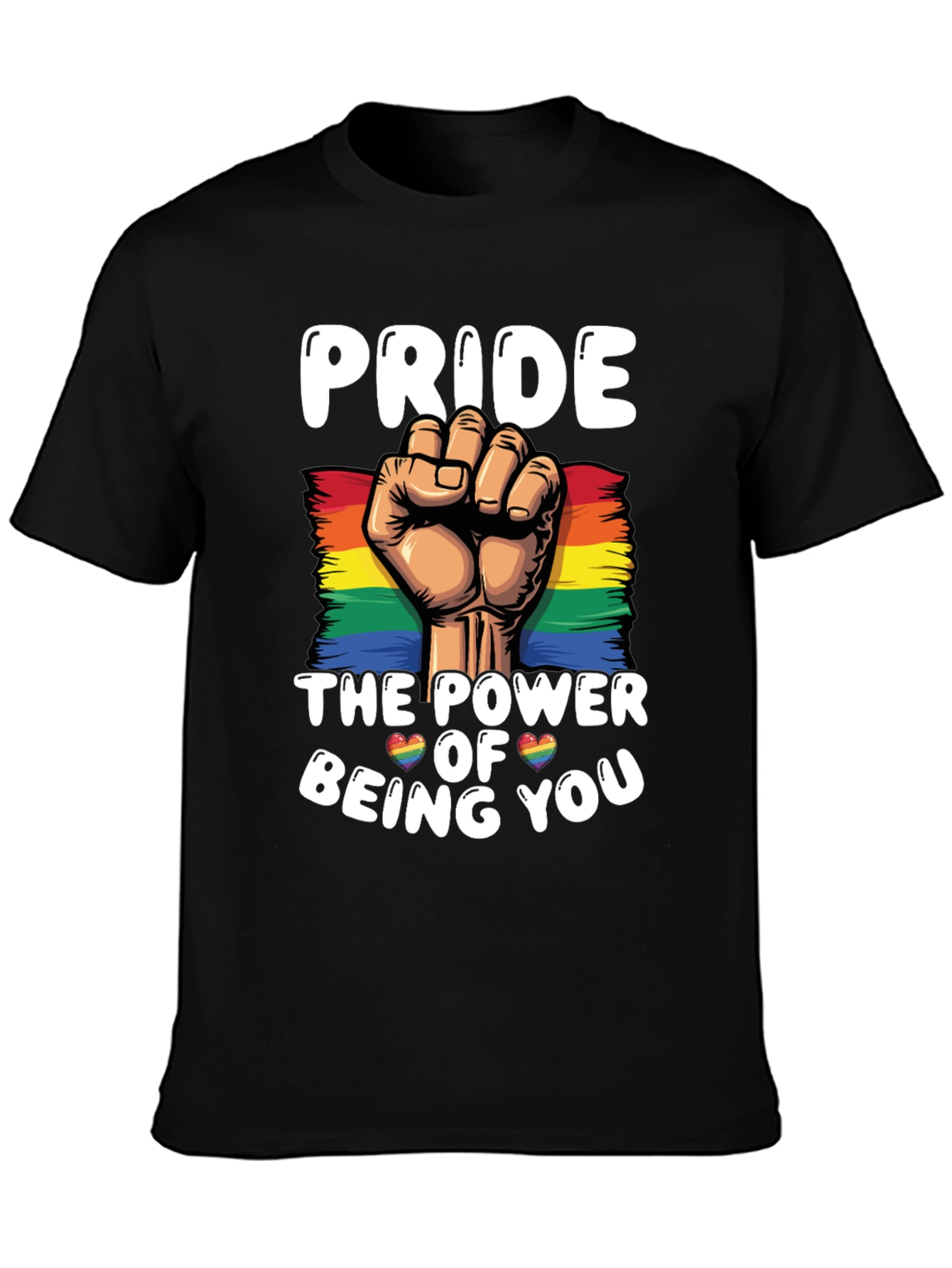 Pride Power T-Shirt - LGBTQ+ Equality