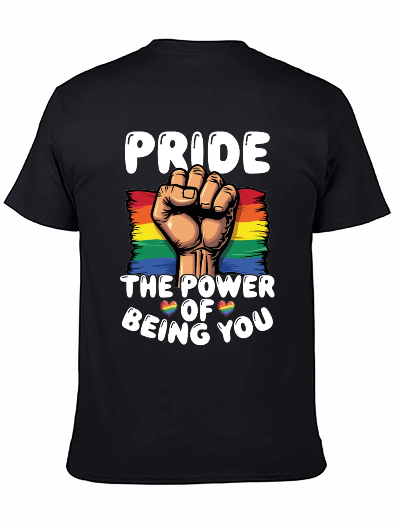 Pride Power T-Shirt - LGBTQ+ Equality