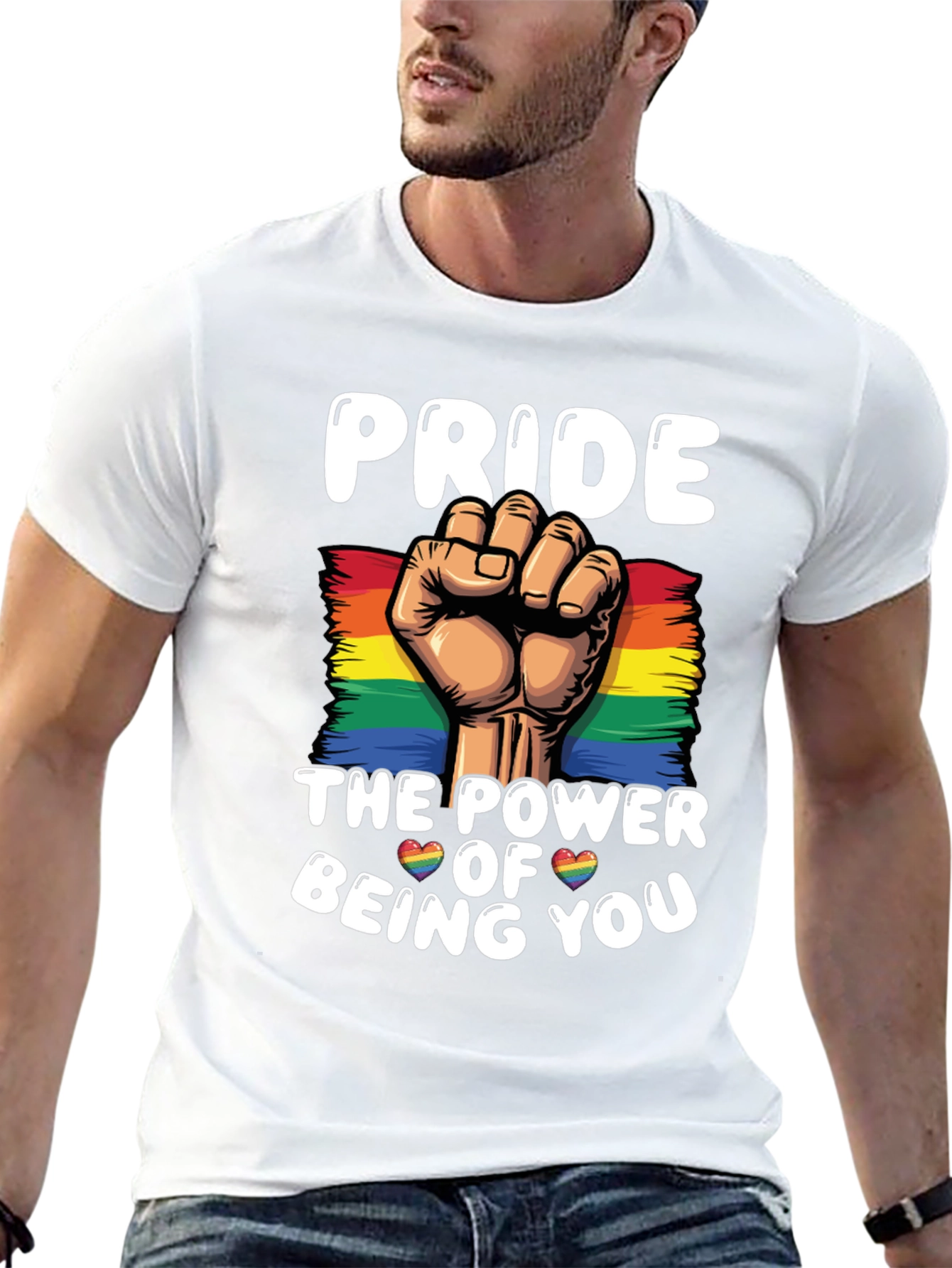 Pride Power T-Shirt - LGBTQ+ Equality