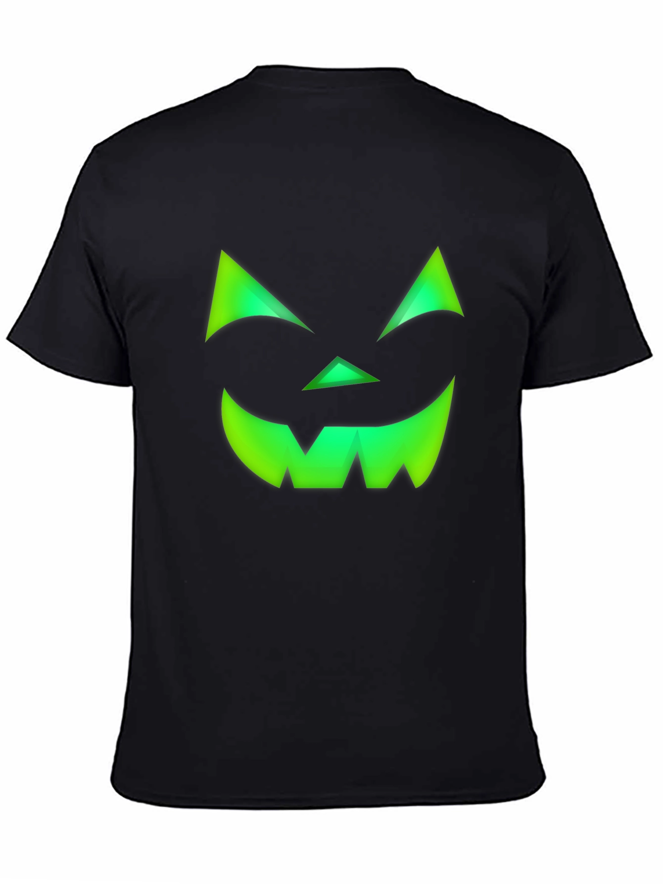 Halloween Jack-o-Lantern Face Graphic Tee