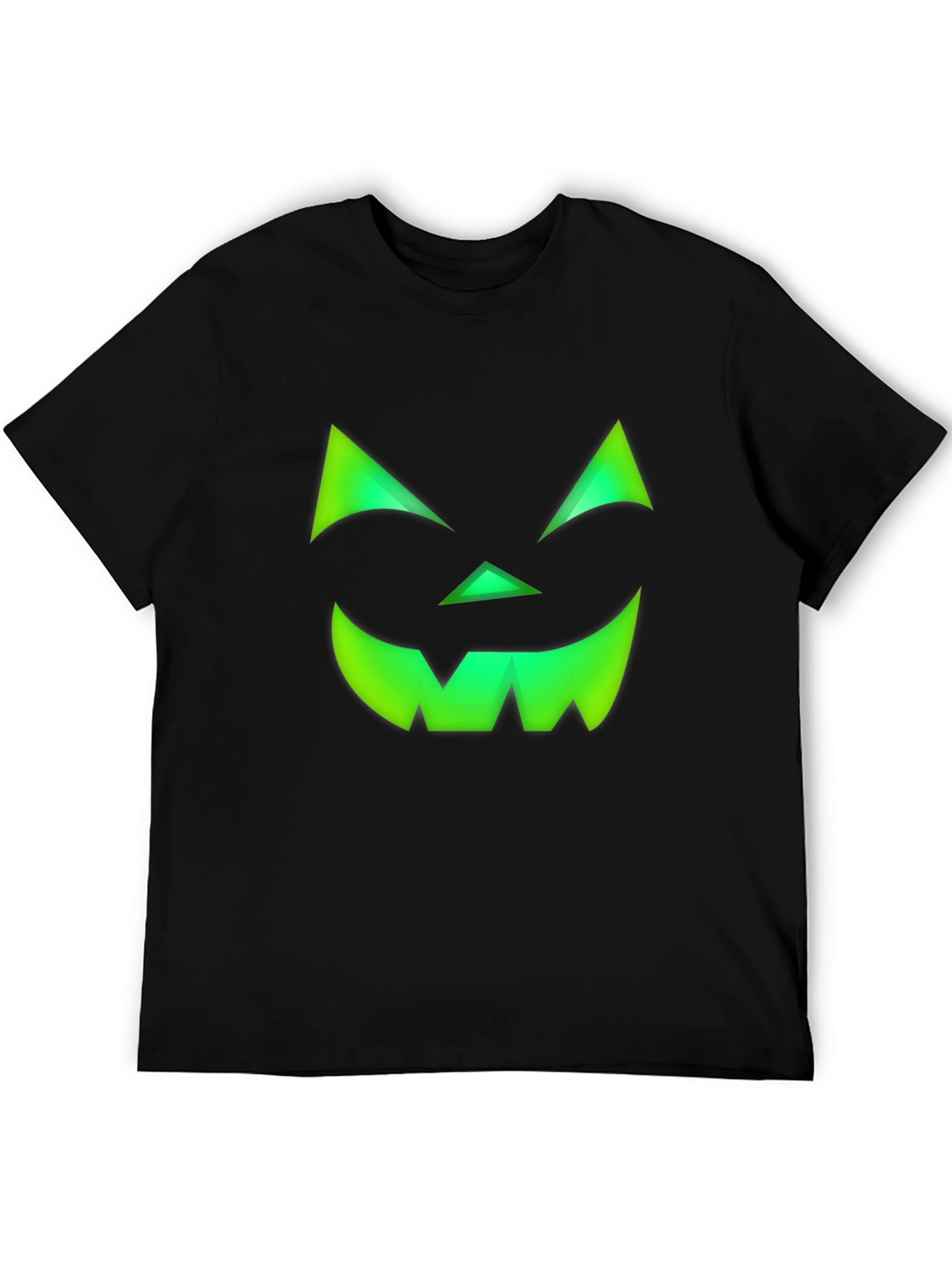 Halloween Jack-o-Lantern Face Graphic Tee