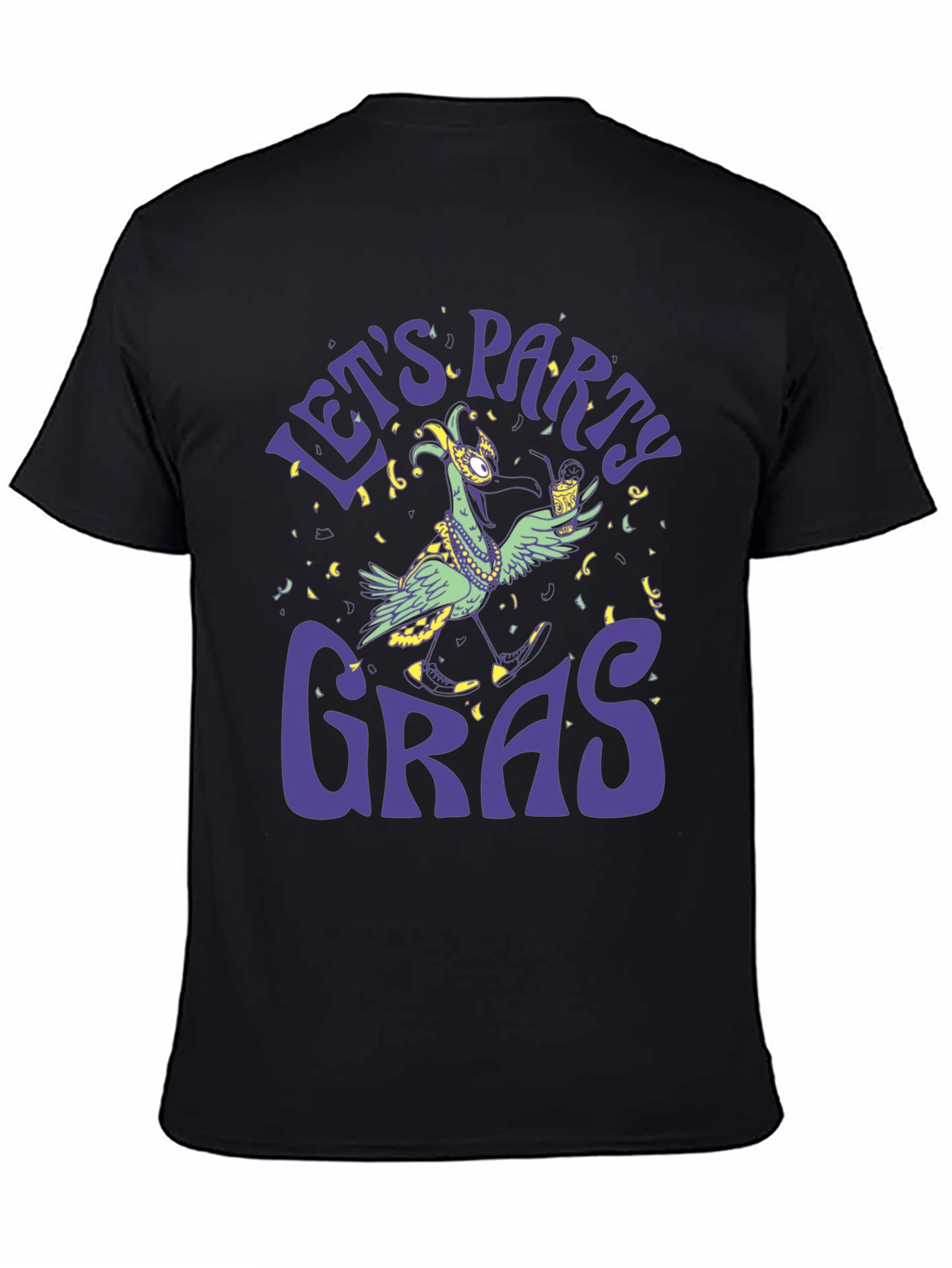 Lets Party Gras Graphic T-Shirt