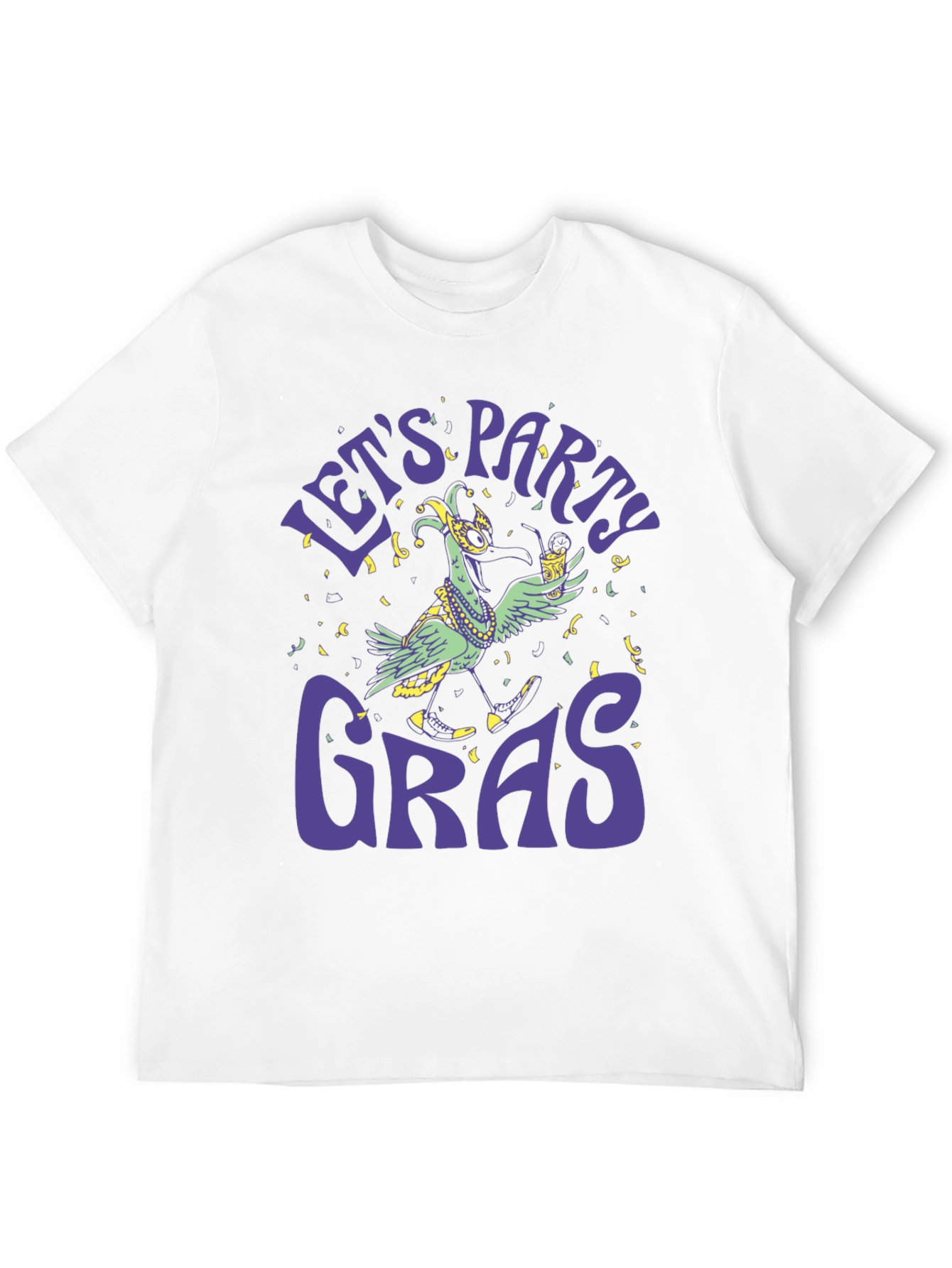 Lets Party Gras Graphic T-Shirt