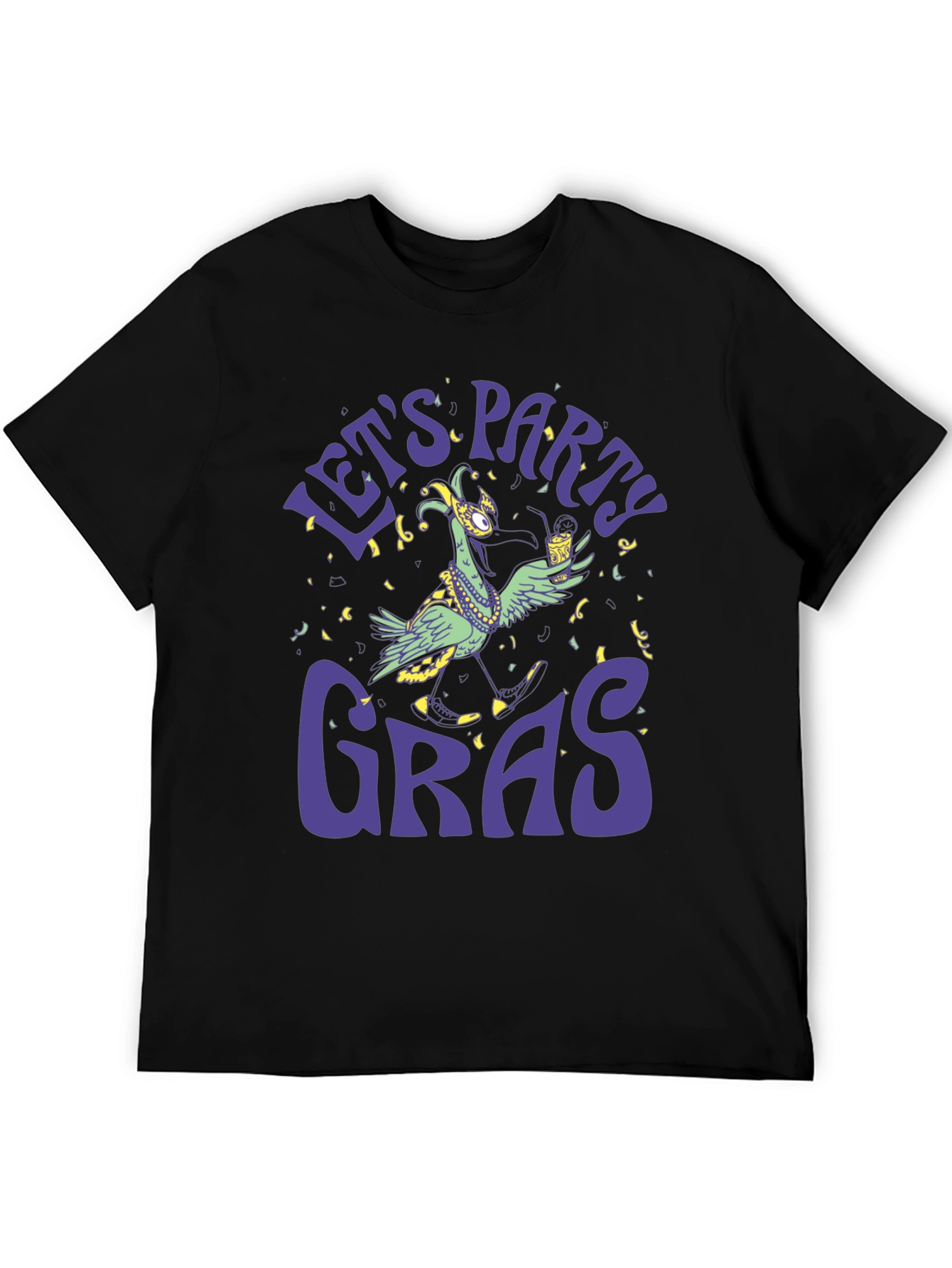 Lets Party Gras Graphic T-Shirt