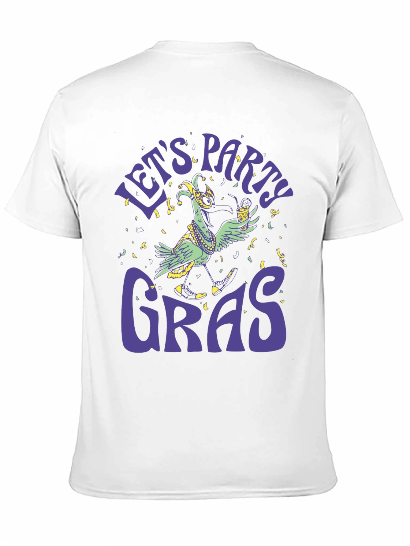 Lets Party Gras Graphic T-Shirt