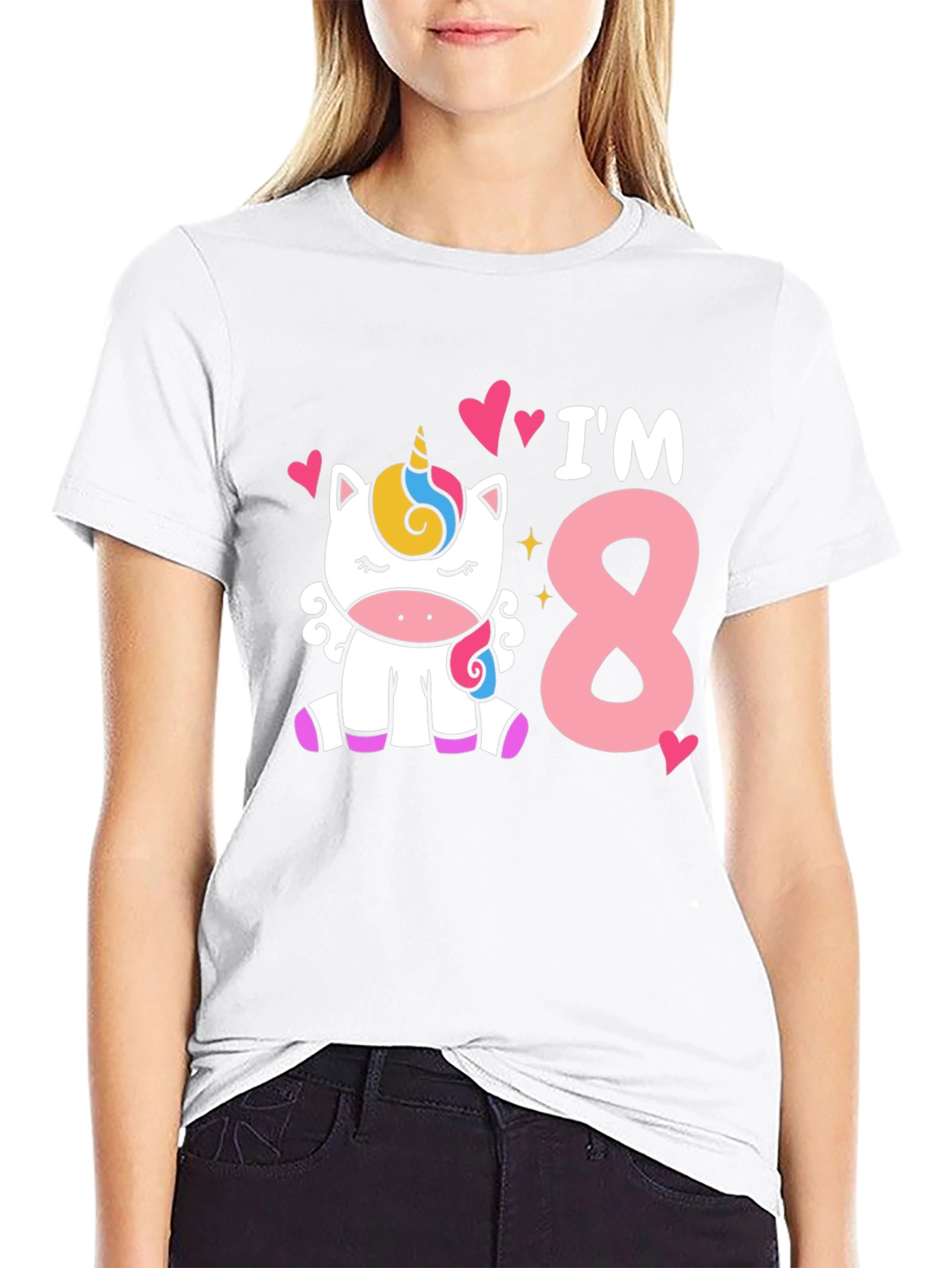 Im 8 Unicorn Birthday T-Shirt