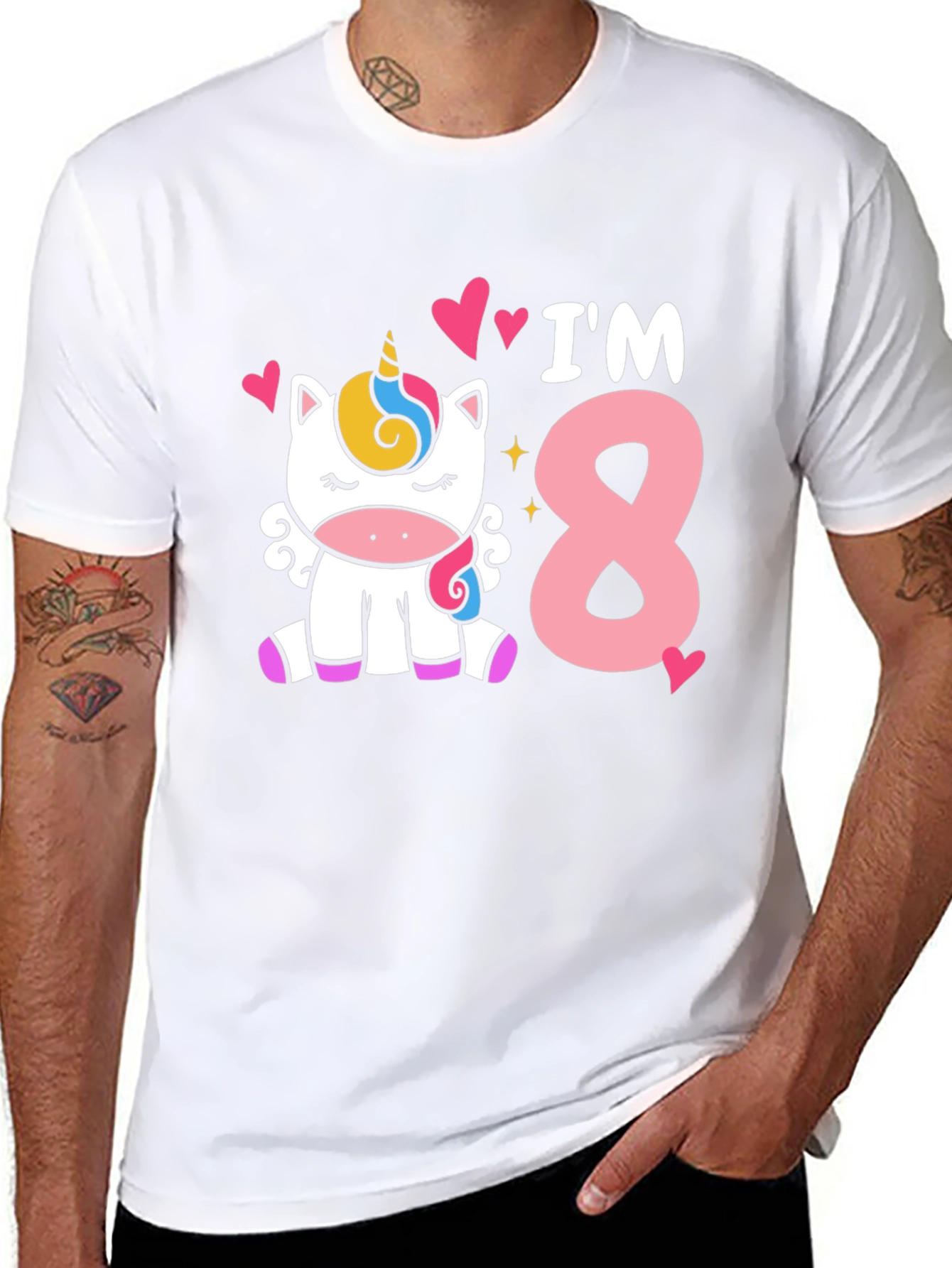 Im 8 Unicorn Birthday T-Shirt