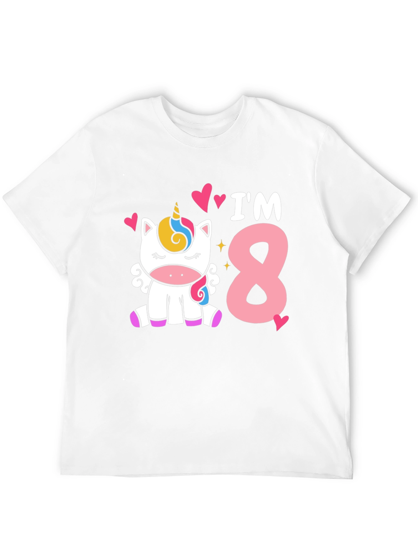 Im 8 Unicorn Birthday T-Shirt