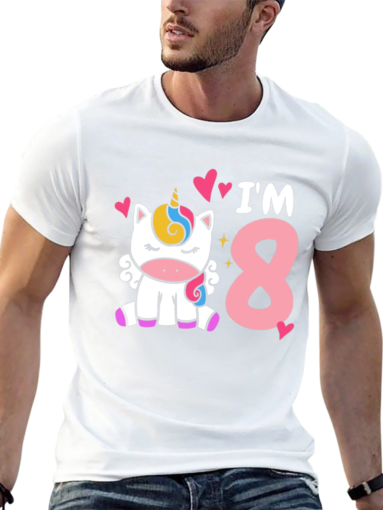 Im 8 Unicorn Birthday T-Shirt