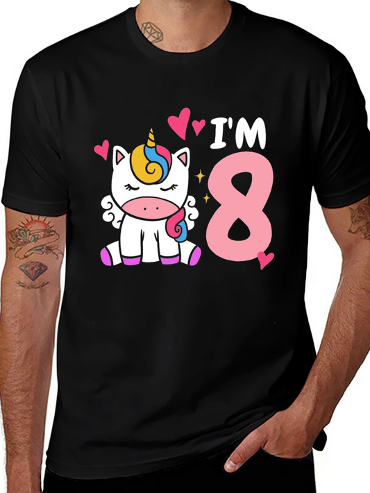 Im 8 Unicorn Birthday T-Shirt