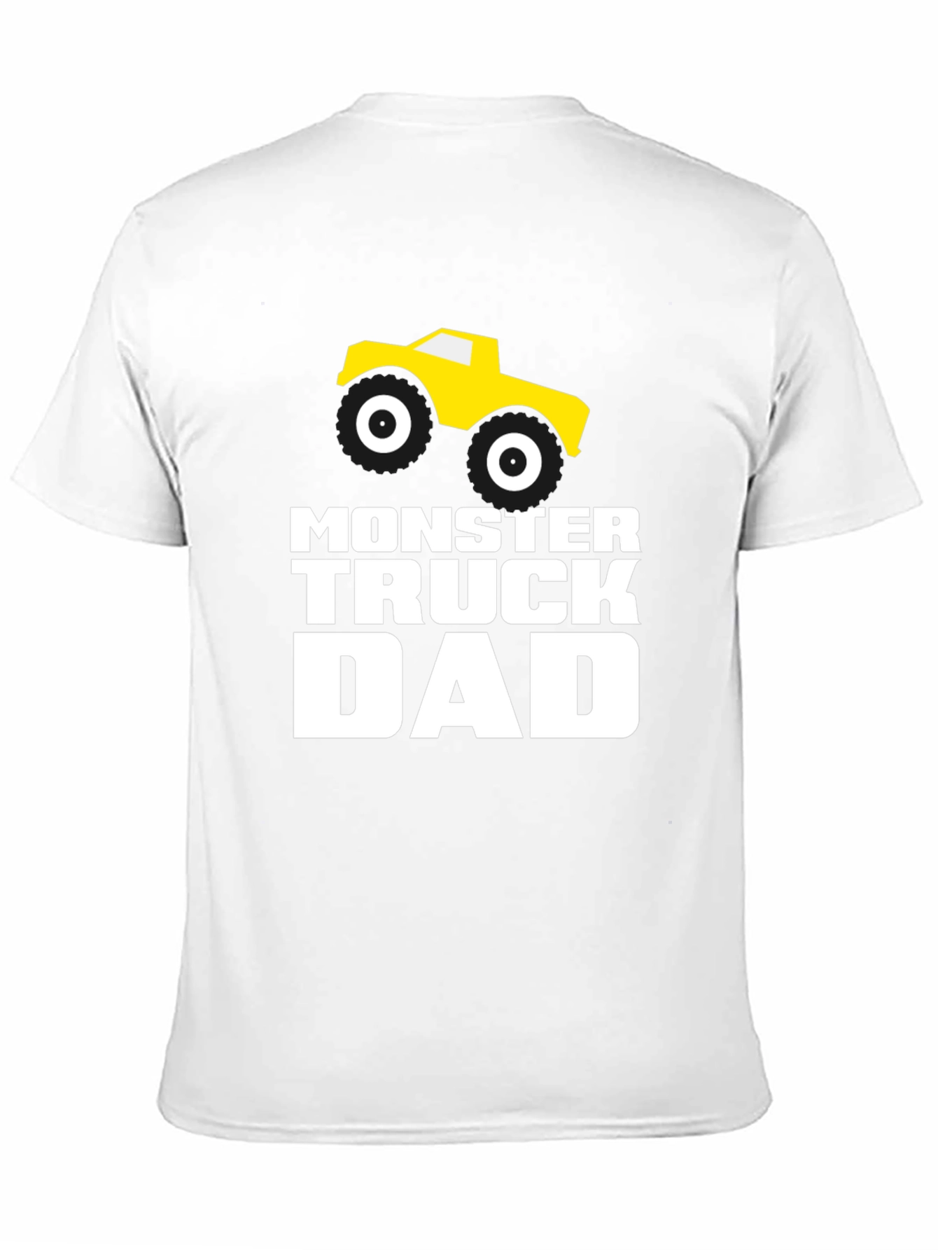 Monster Truck Dad T-Shirt - Black Cotton Graphic Tee