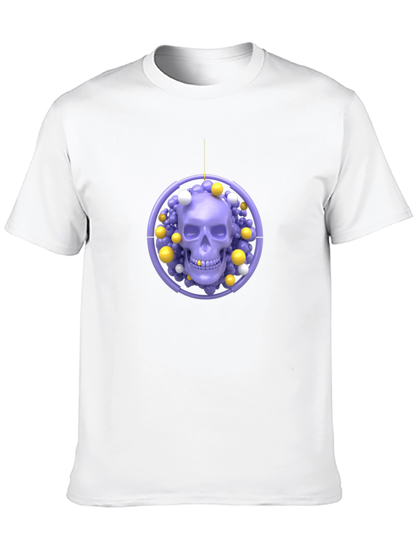 Skull & Orb Graphic Tee - Modern Streetwear