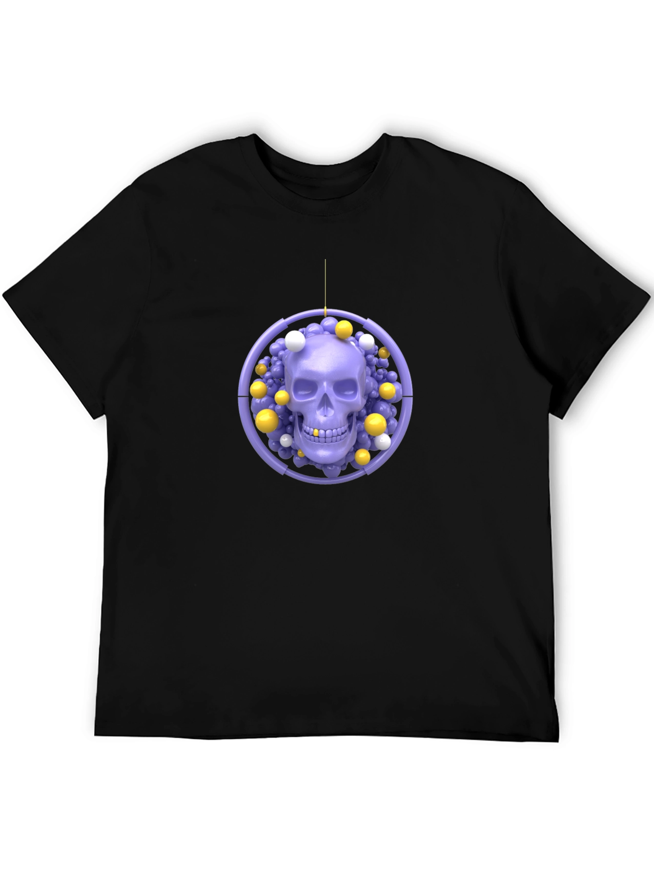 Skull & Orb Graphic Tee - Modern Streetwear