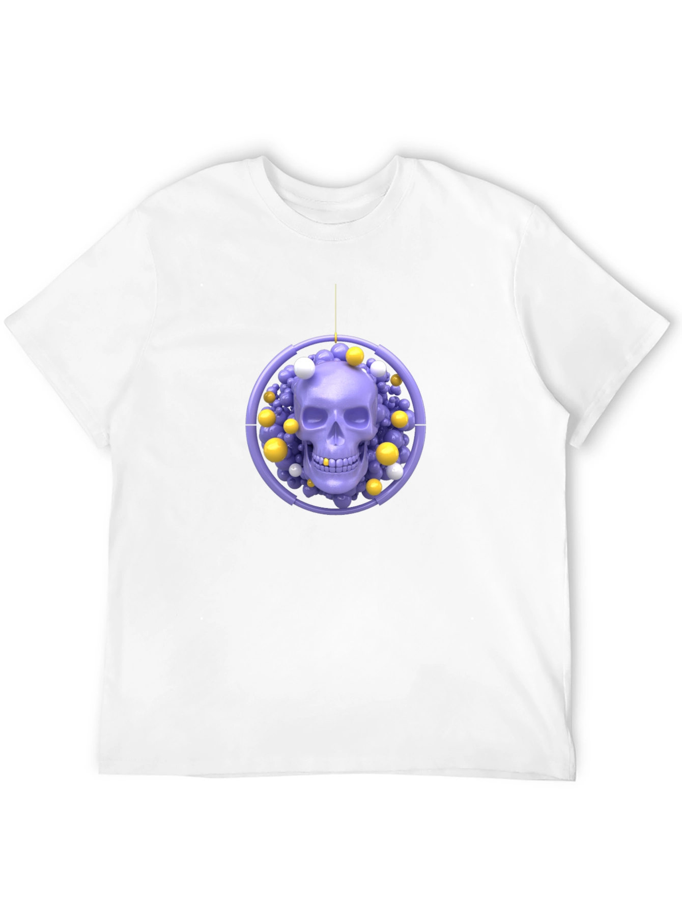 Skull & Orb Graphic Tee - Modern Streetwear