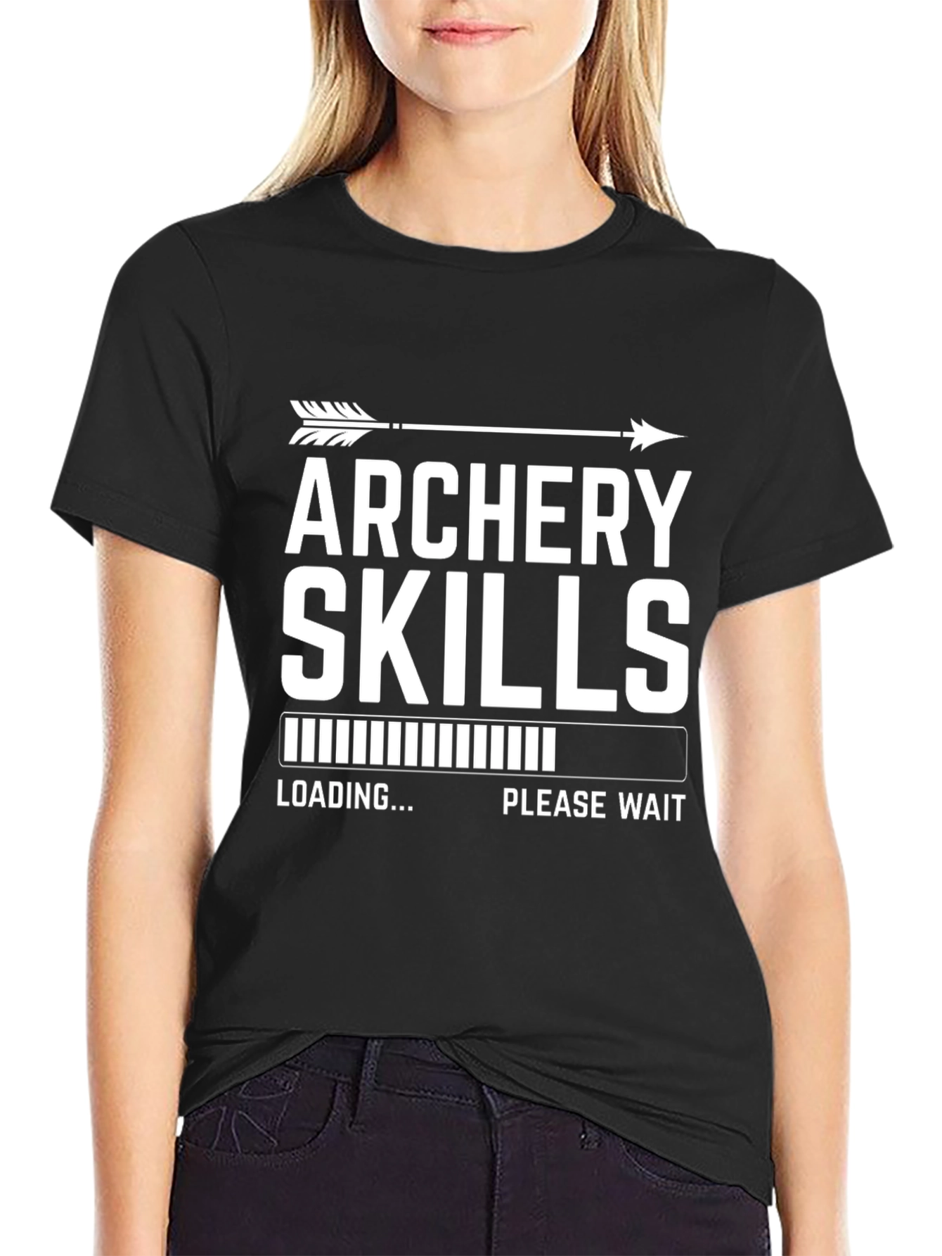 Archery Skills Loading T-Shirt Funny Archer Gift Tee