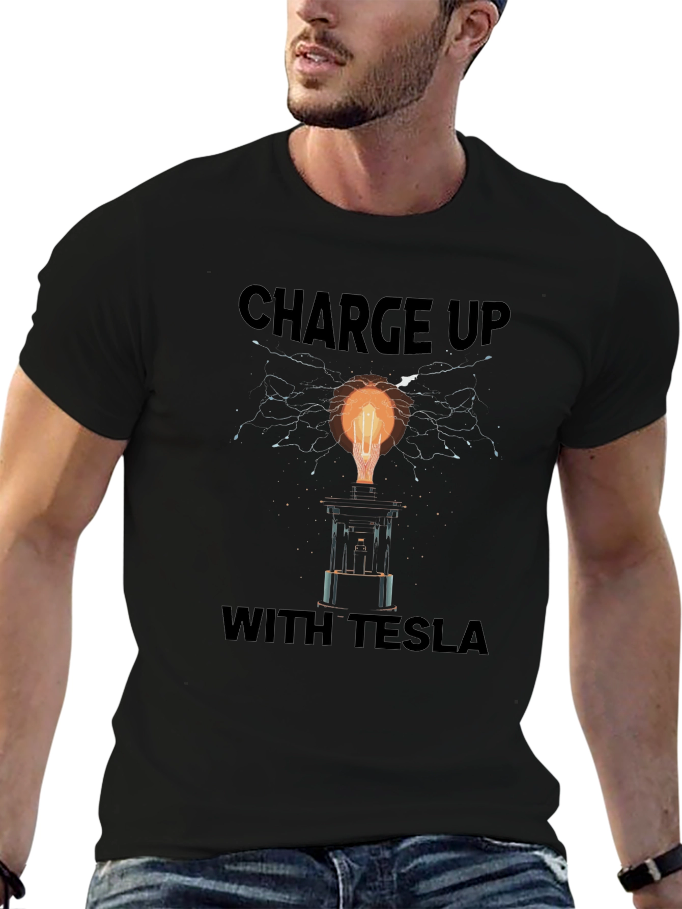 Charge Up With Tesla T-Shirt