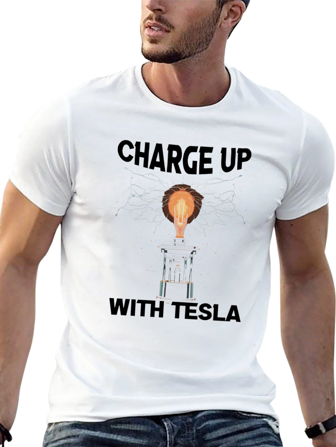 Charge Up With Tesla T-Shirt