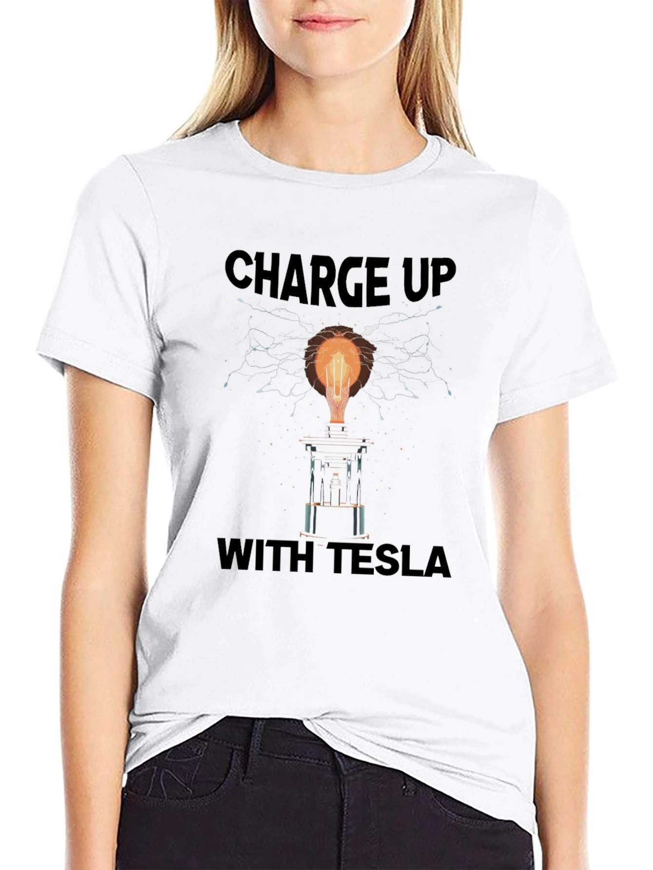 Charge Up With Tesla T-Shirt