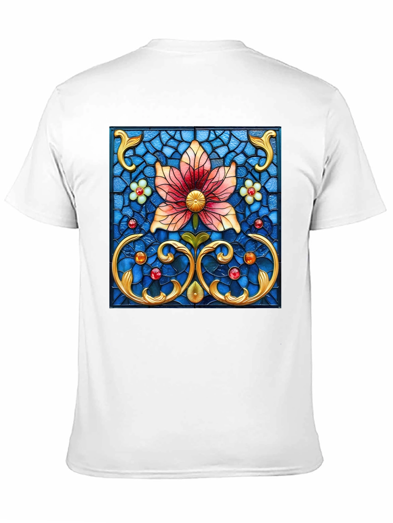 Floral Stained Glass Graphic Tee
