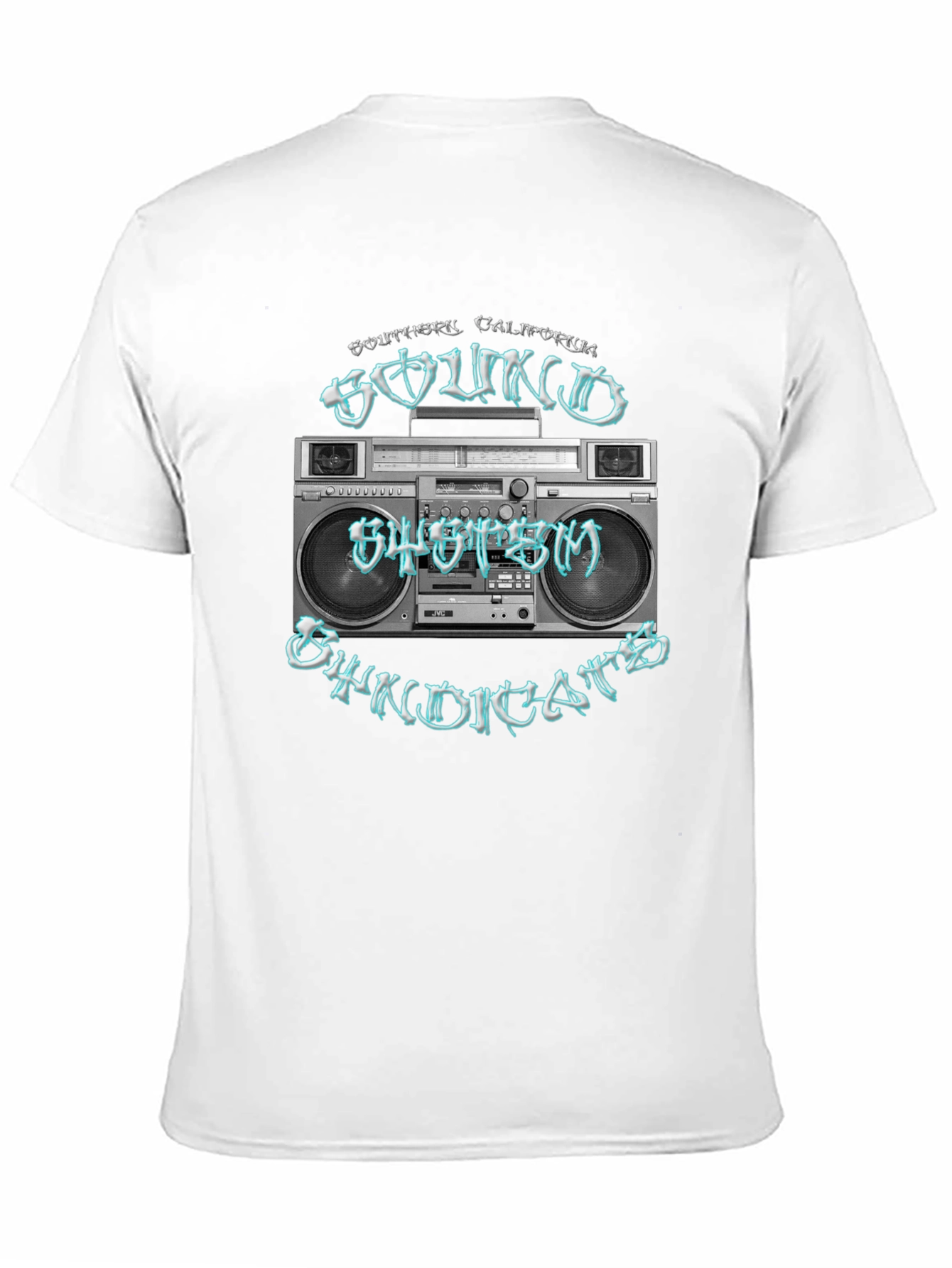 Retro Boombox T-Shirt - Southern California Sound System