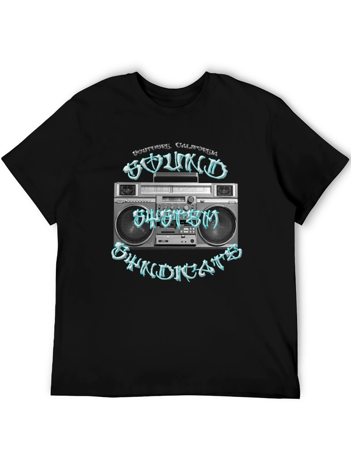 Retro Boombox T-Shirt - Southern California Sound System