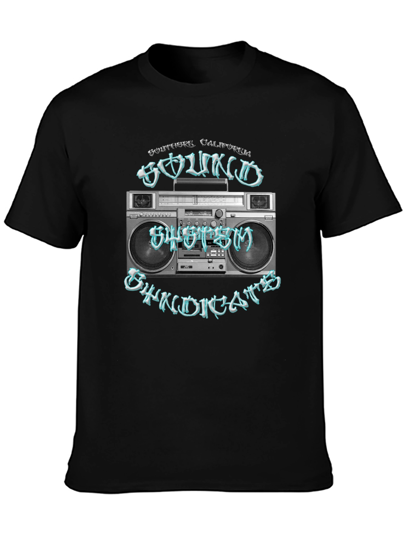 Retro Boombox T-Shirt - Southern California Sound System