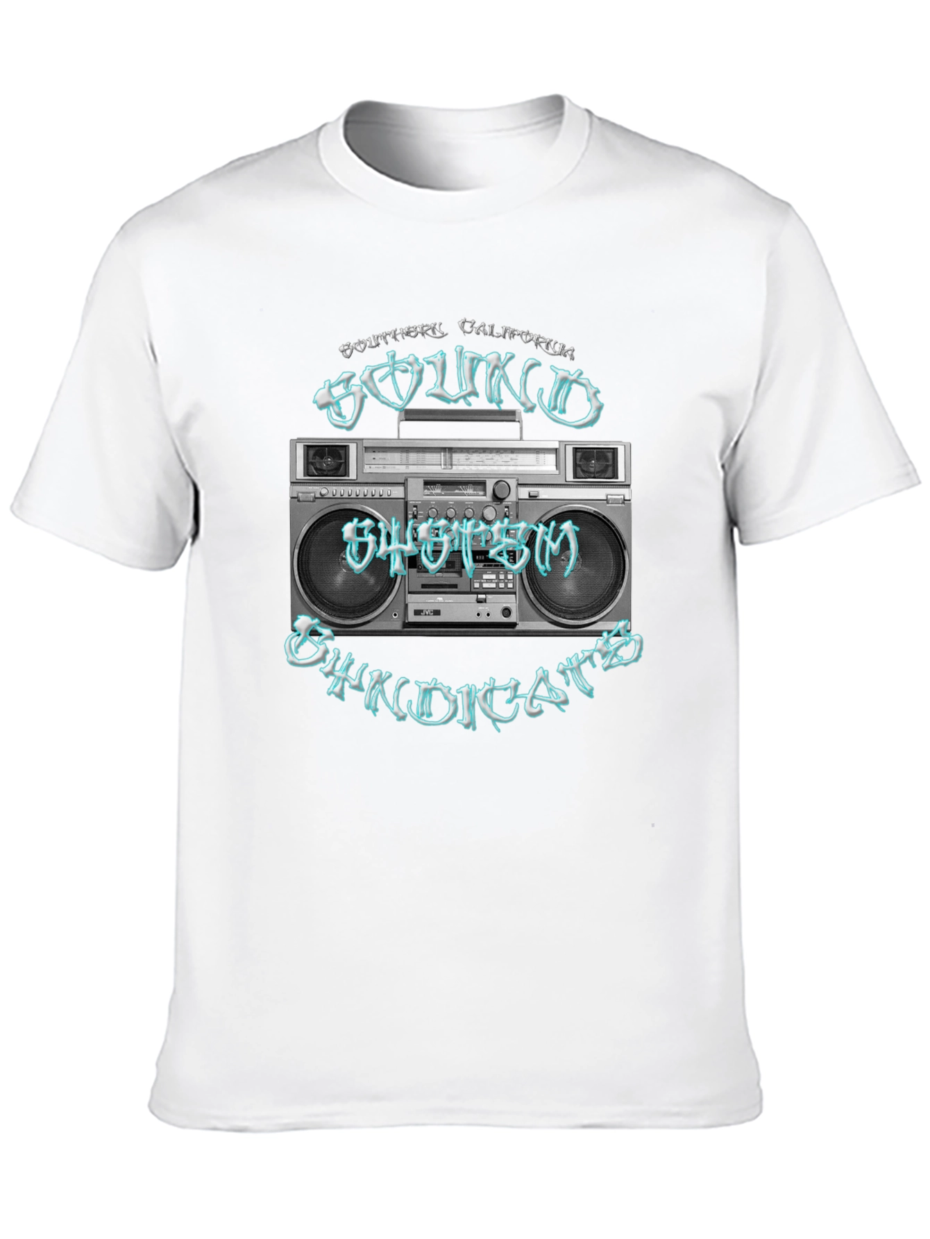 Retro Boombox T-Shirt - Southern California Sound System
