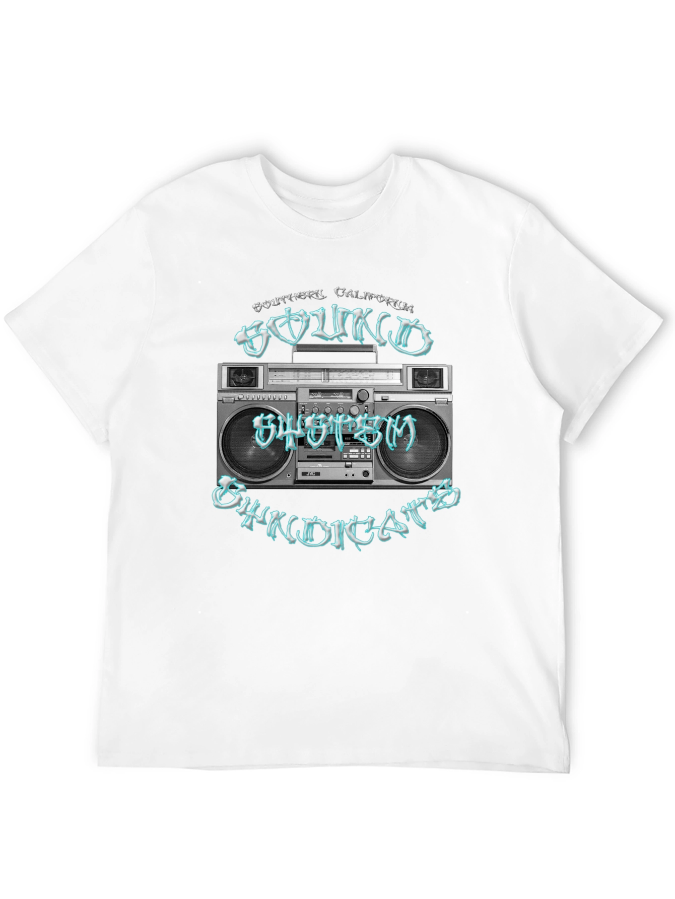 Retro Boombox T-Shirt - Southern California Sound System
