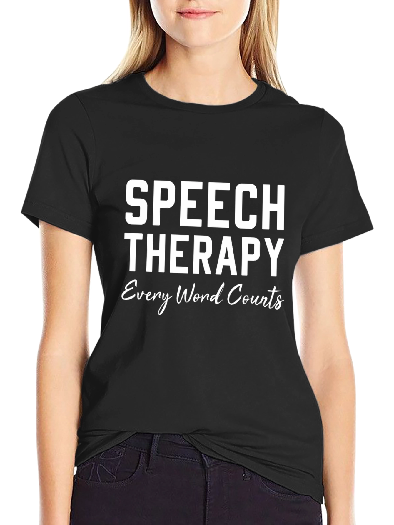 Speech Therapy T-Shirt - Every Word Counts