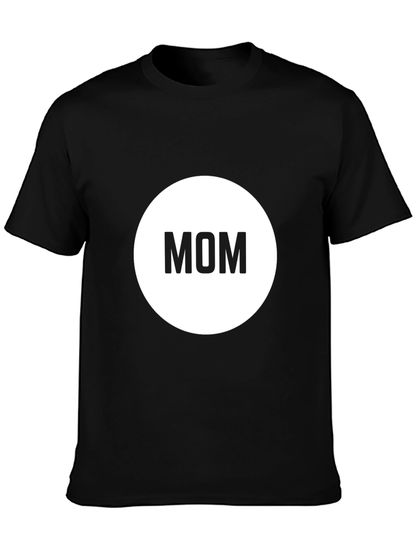 Mens Black Mom T-Shirt