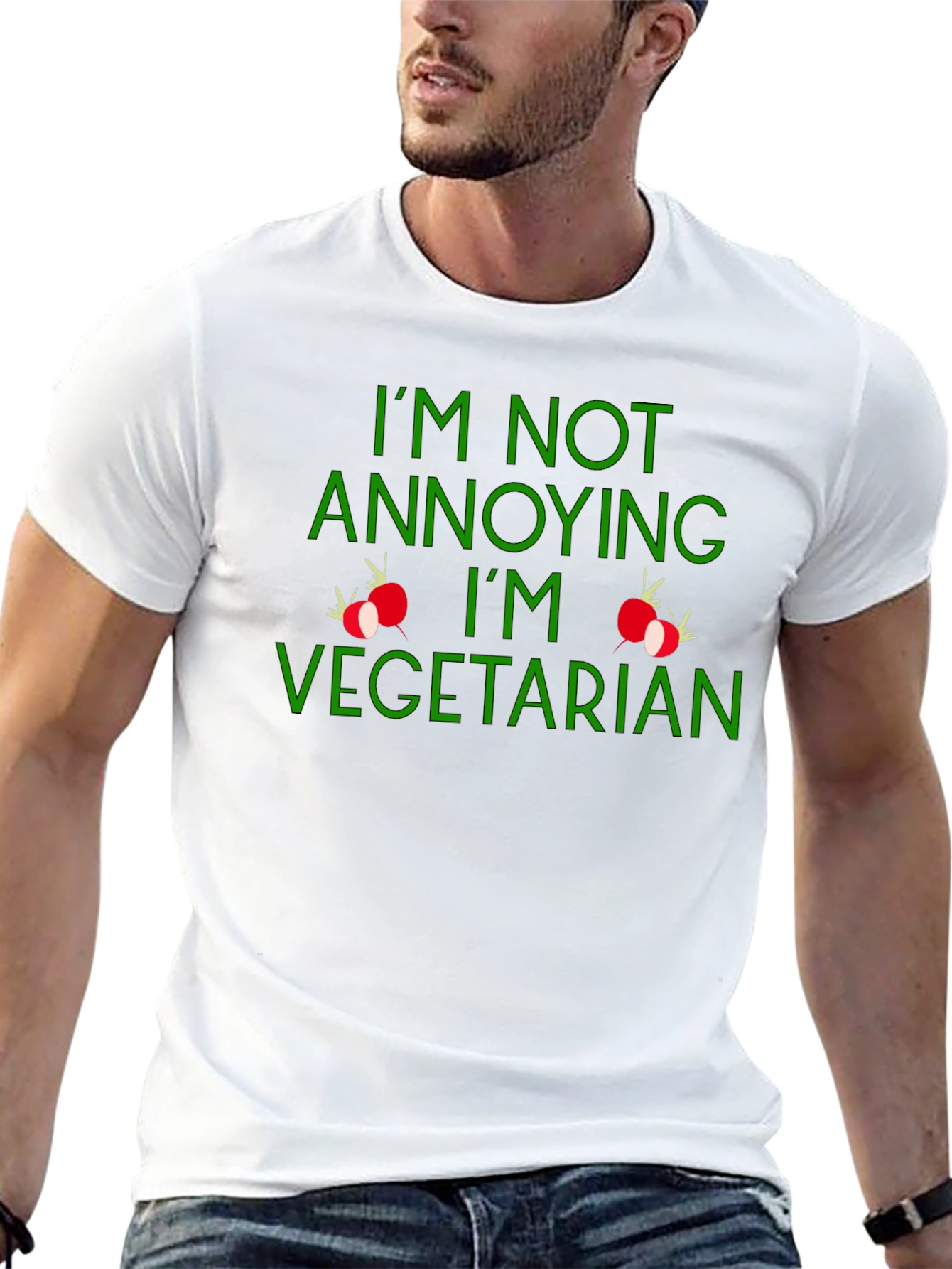 Im Not Annoying Im Vegetarian Tee