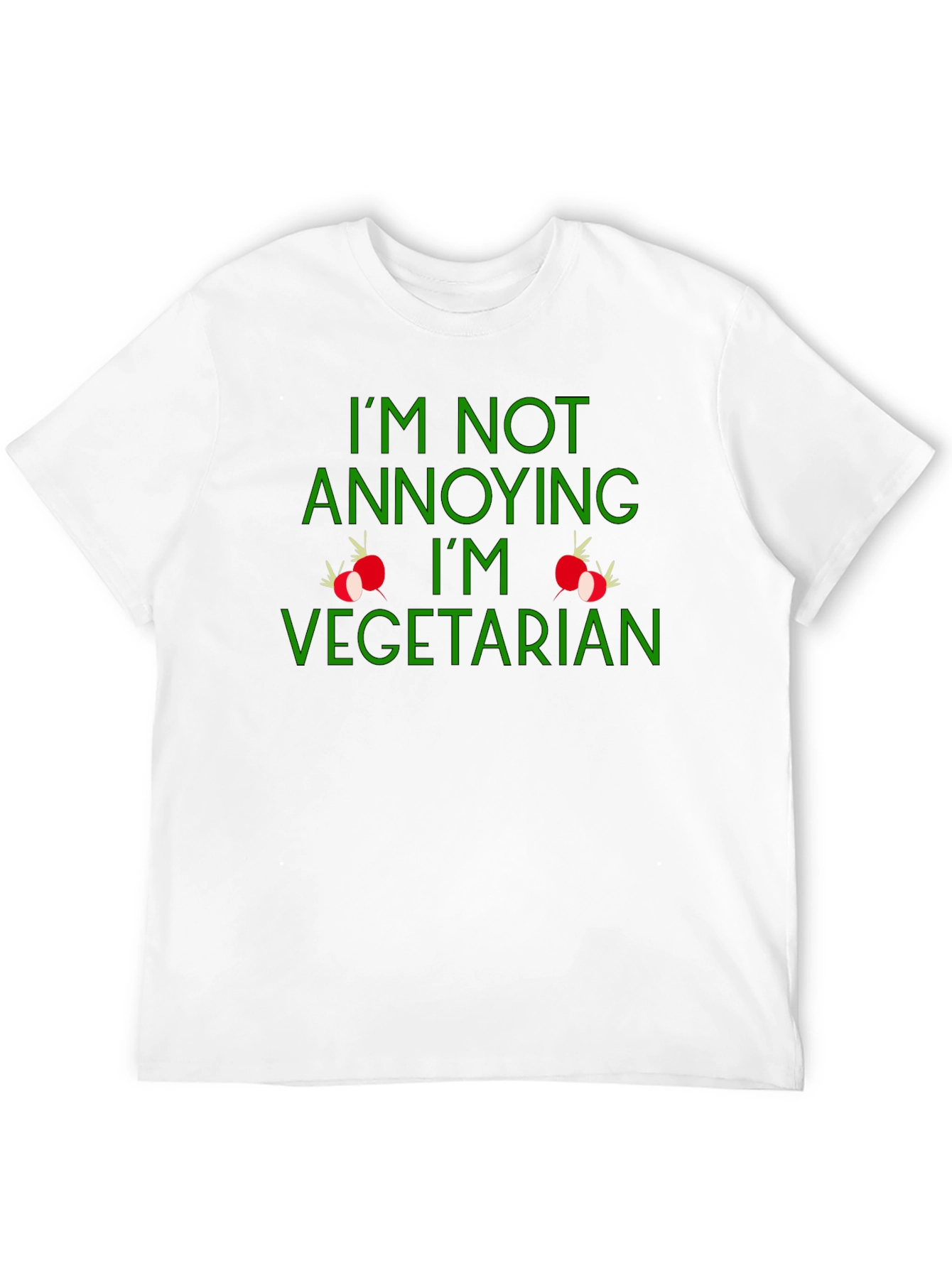 Im Not Annoying Im Vegetarian Tee