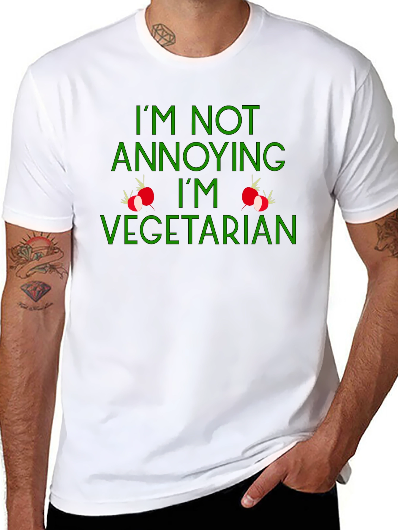 Im Not Annoying Im Vegetarian Tee