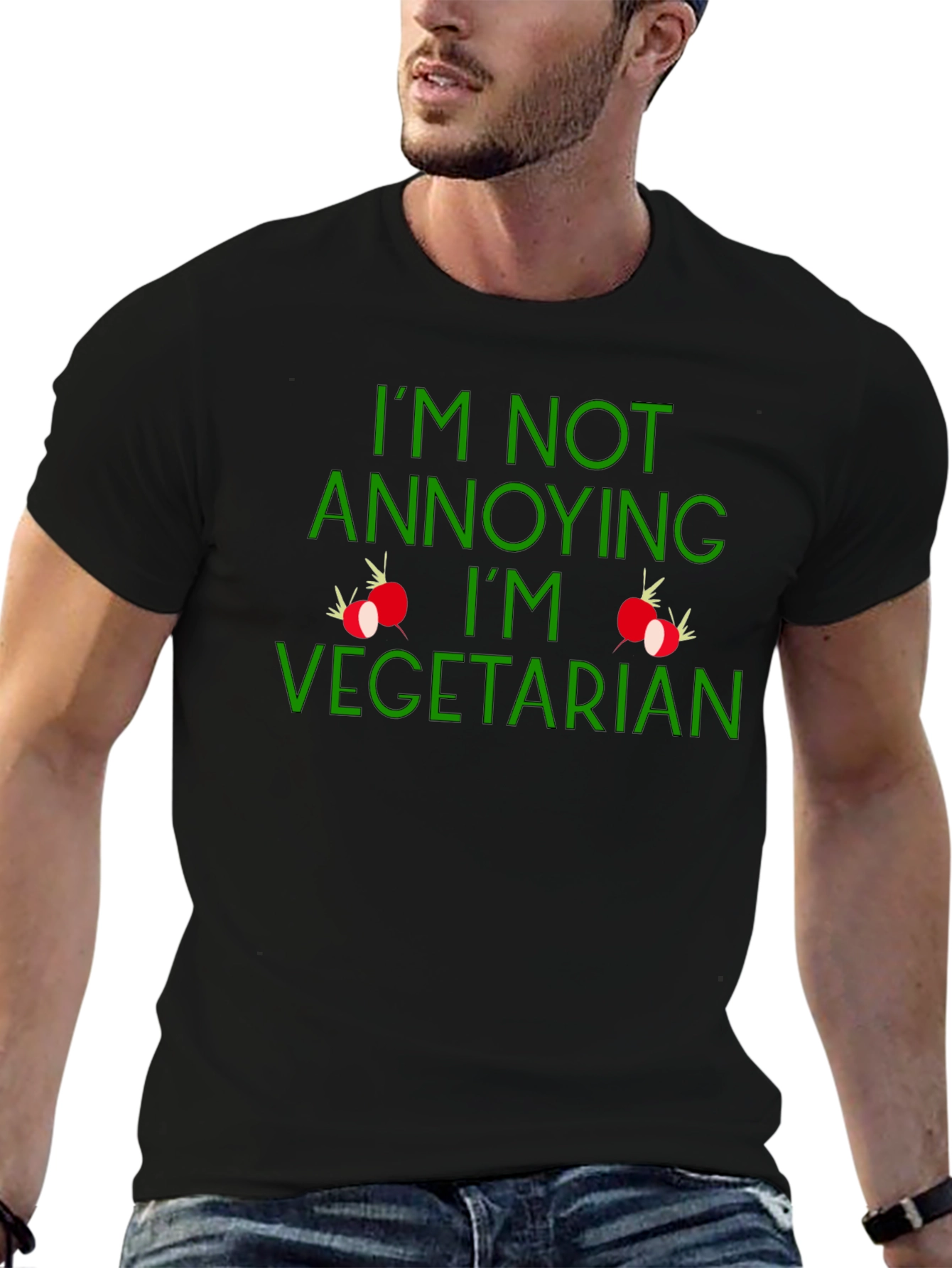 Im Not Annoying Im Vegetarian Tee