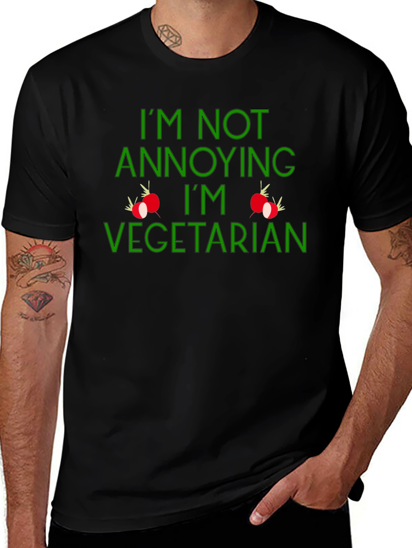 Im Not Annoying Im Vegetarian Tee