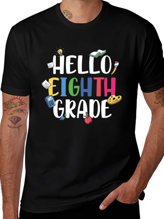 Hello Eighth Grade T-Shirt Back to School Tee