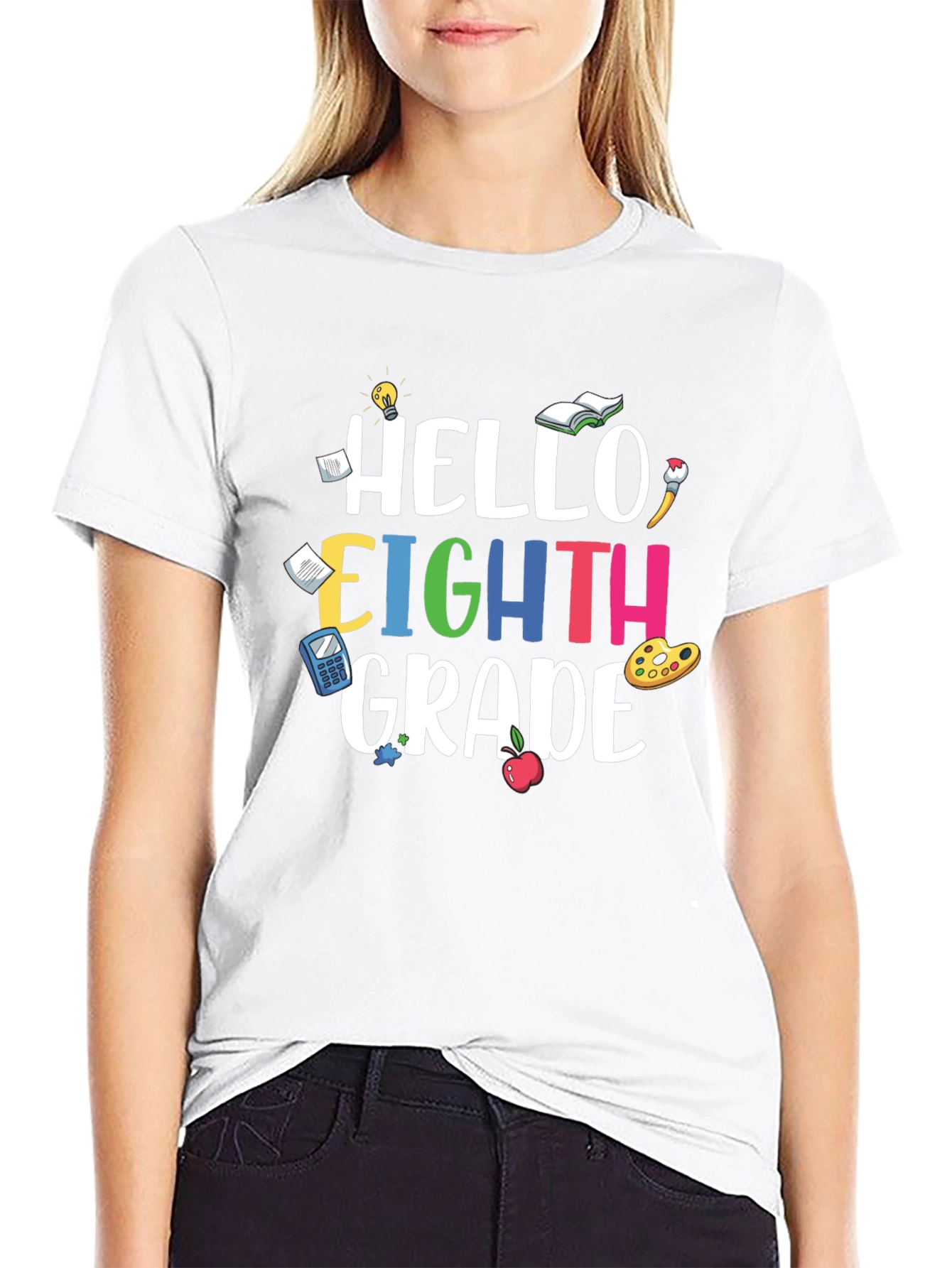 Hello Eighth Grade T-Shirt Back to School Tee
