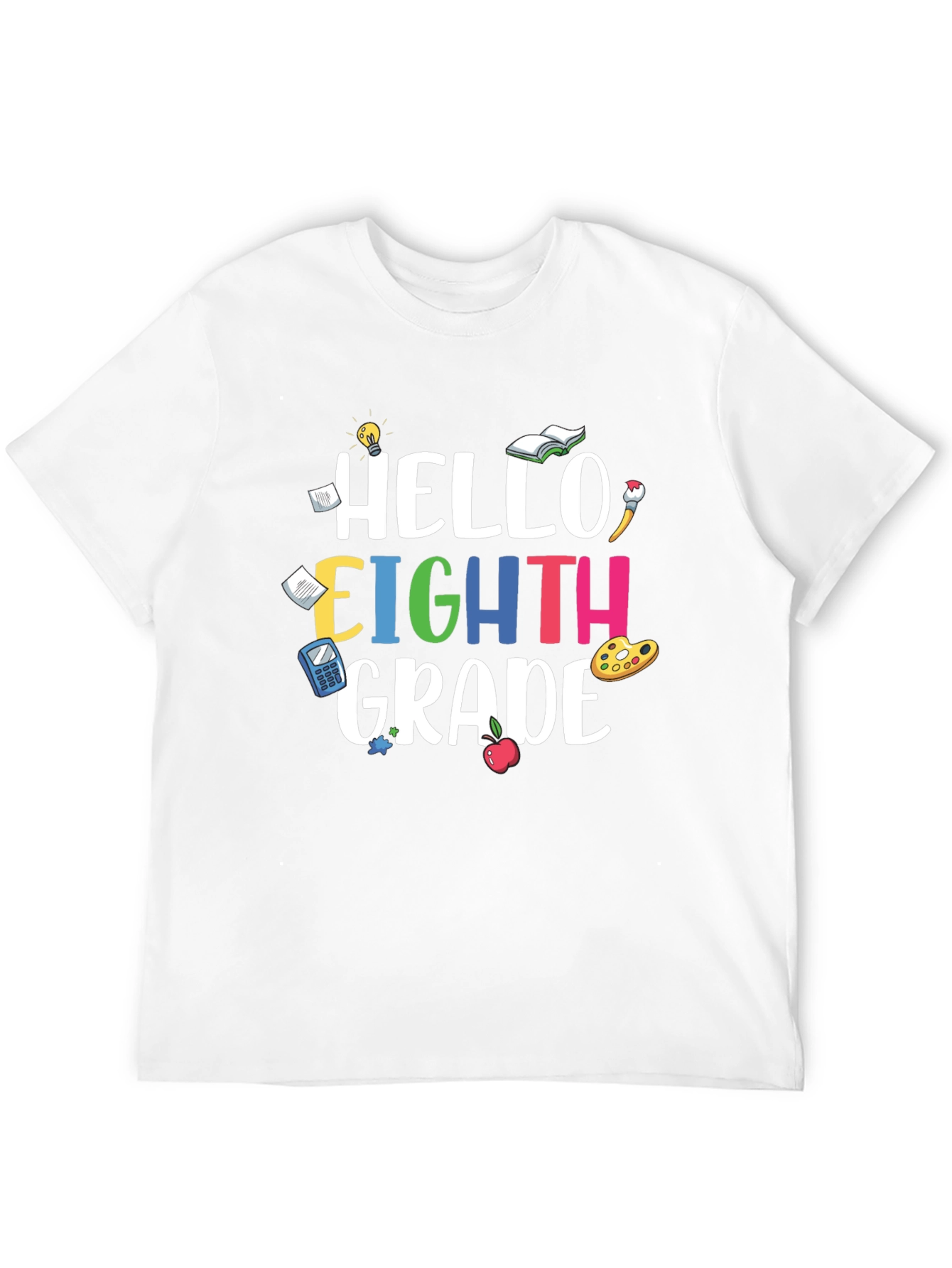 Hello Eighth Grade T-Shirt Back to School Tee