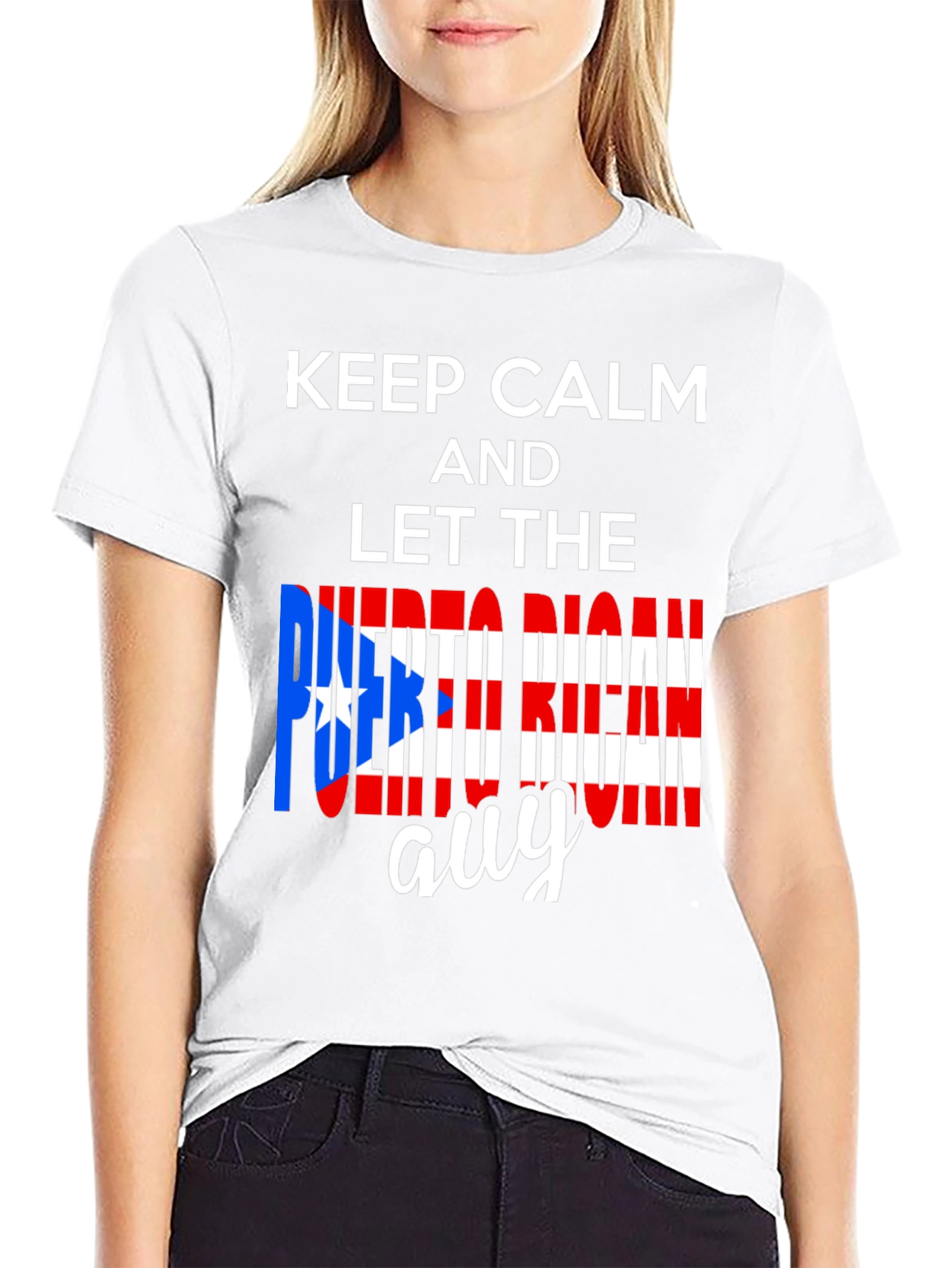 Keep Calm Puerto Rican Guy T-Shirt