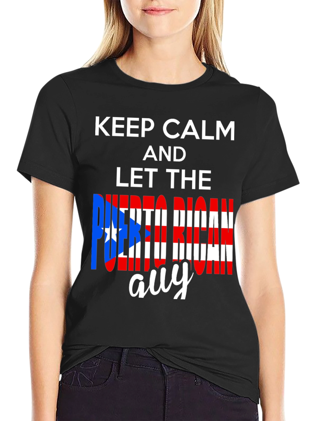Keep Calm Puerto Rican Guy T-Shirt