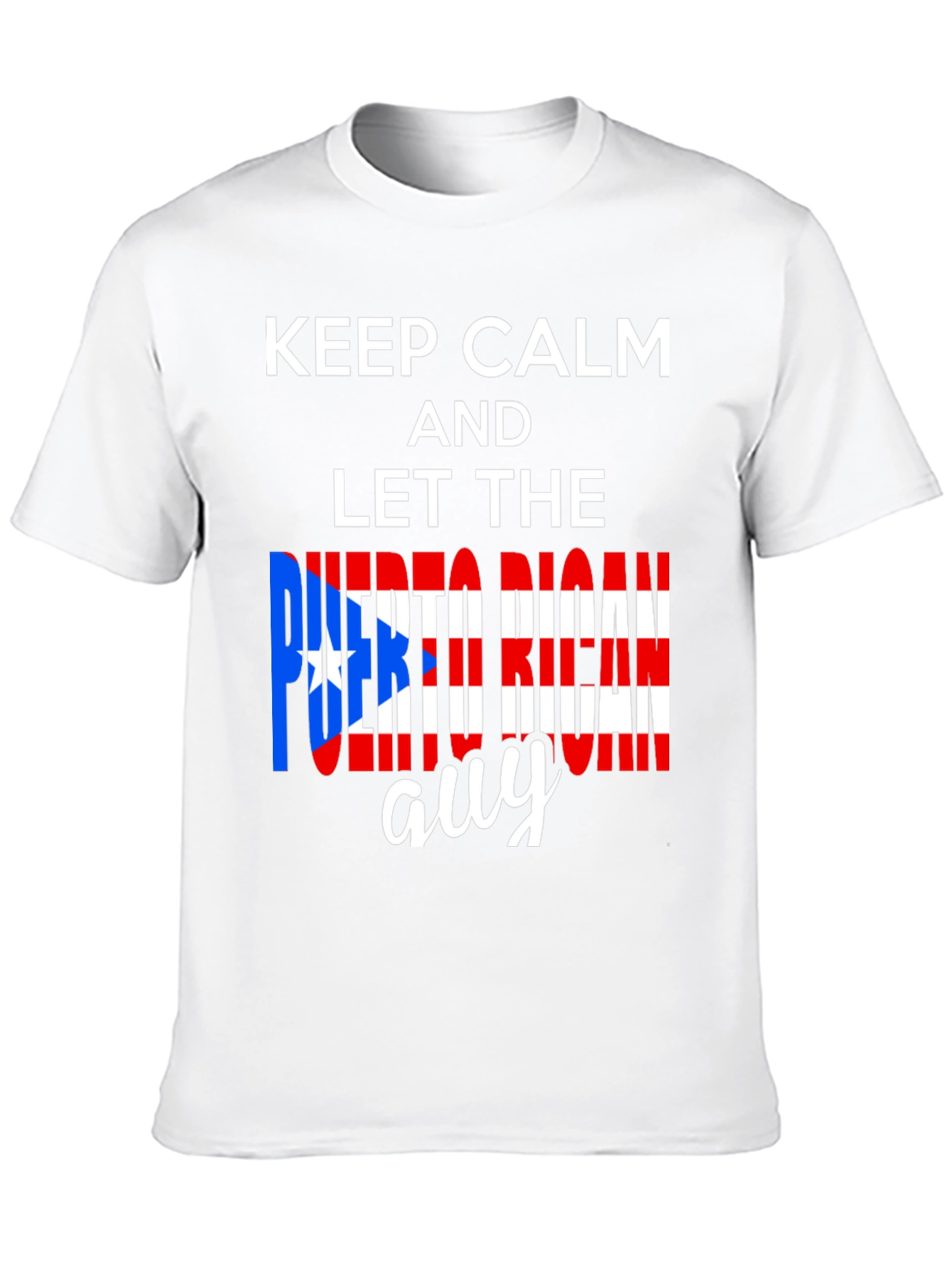 Keep Calm Puerto Rican Guy T-Shirt