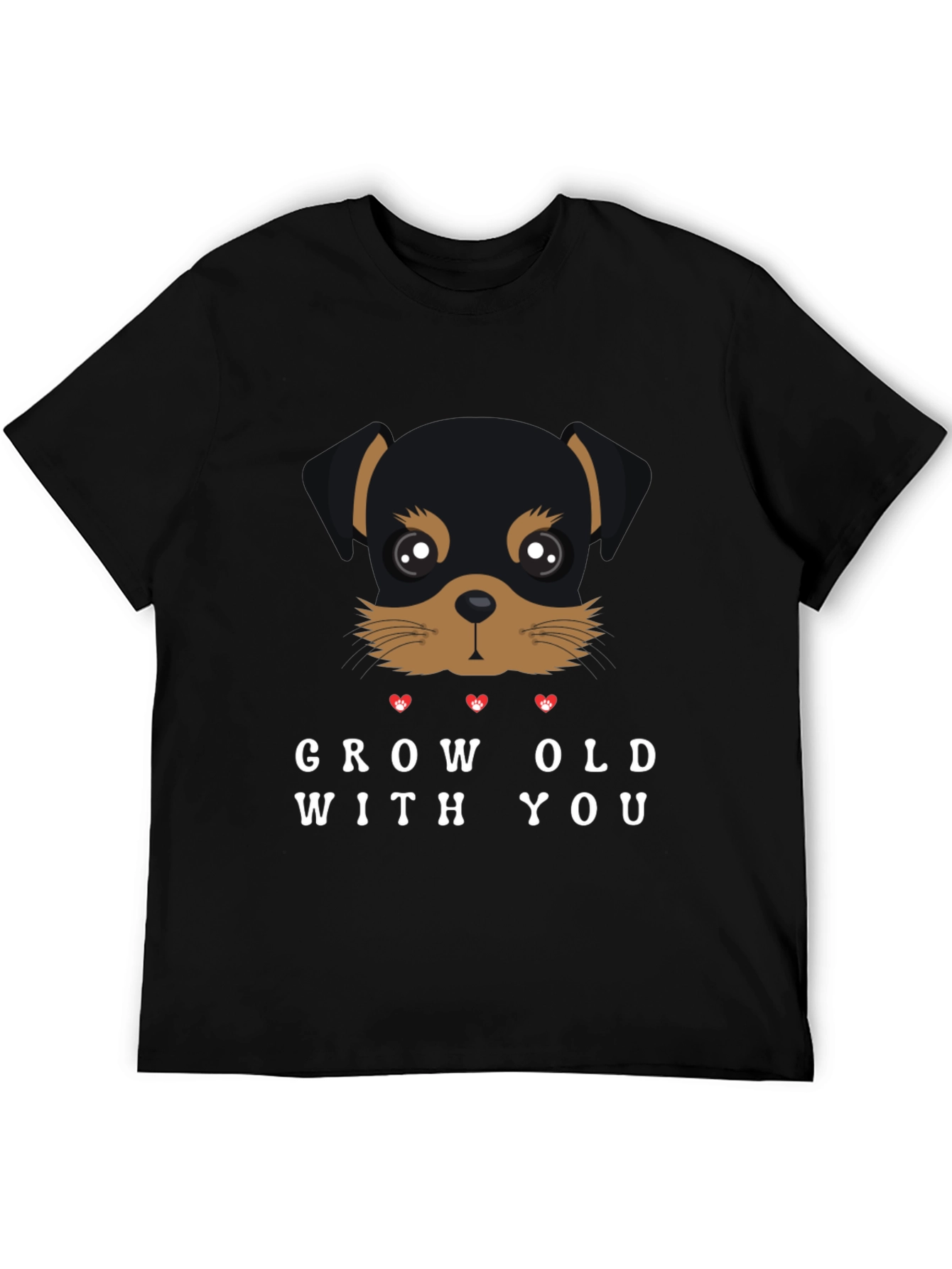 Grow Old With You Rottweiler Graphic Tee