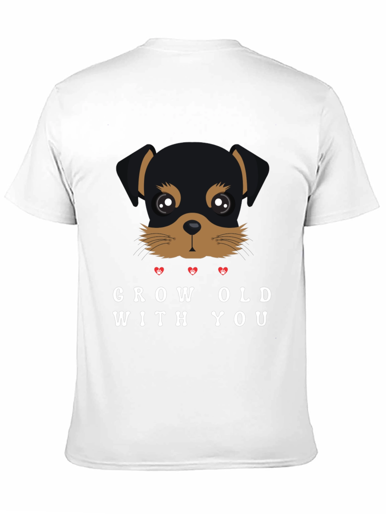 Grow Old With You Rottweiler Graphic Tee