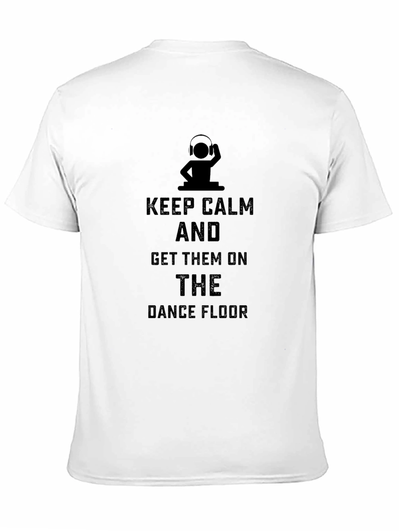 Keep Calm DJ Black T-Shirt